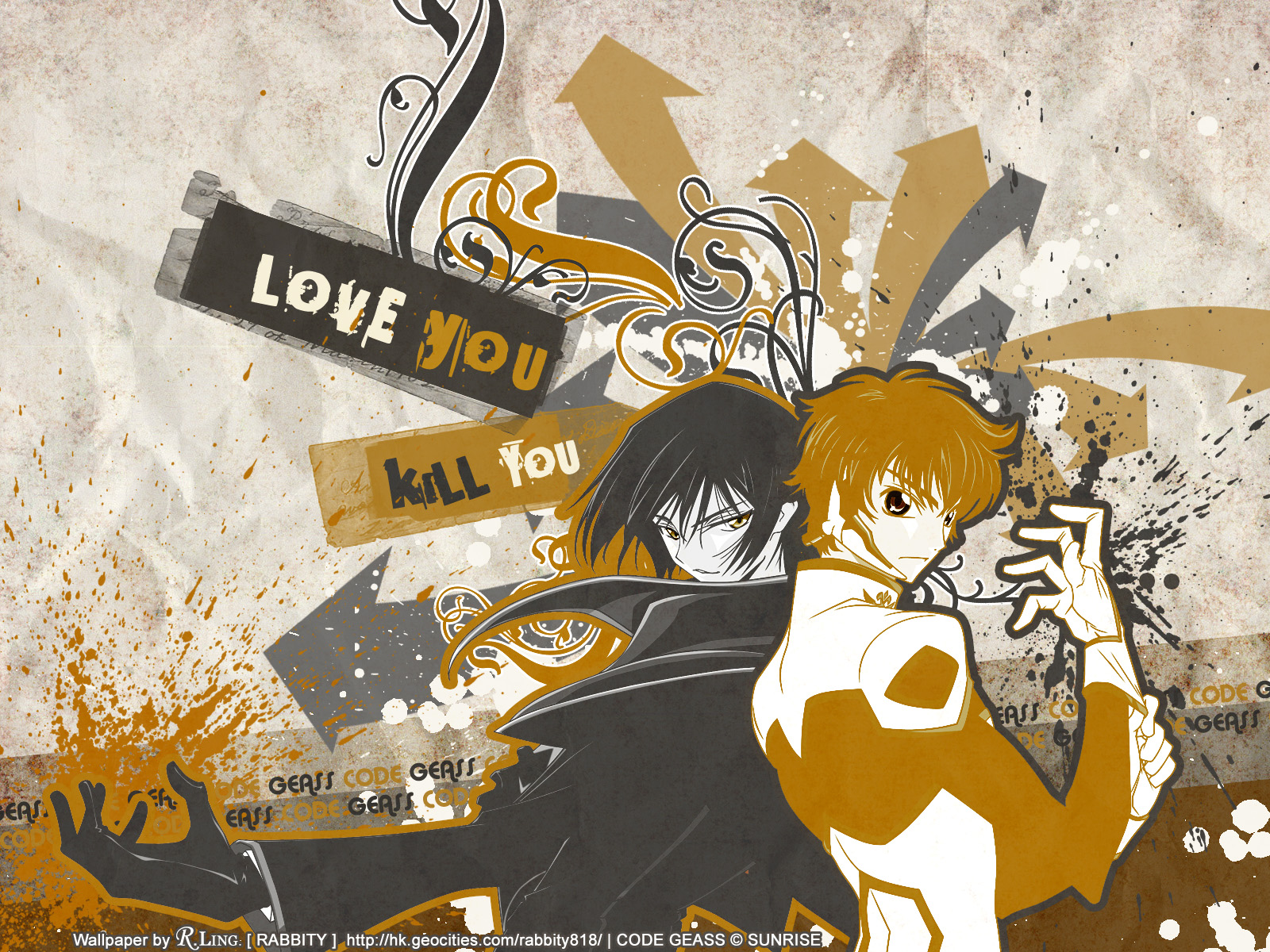 Download mobile wallpaper Suzaku Kururugi, Code Geass, Lelouch Lamperouge, Anime for free.