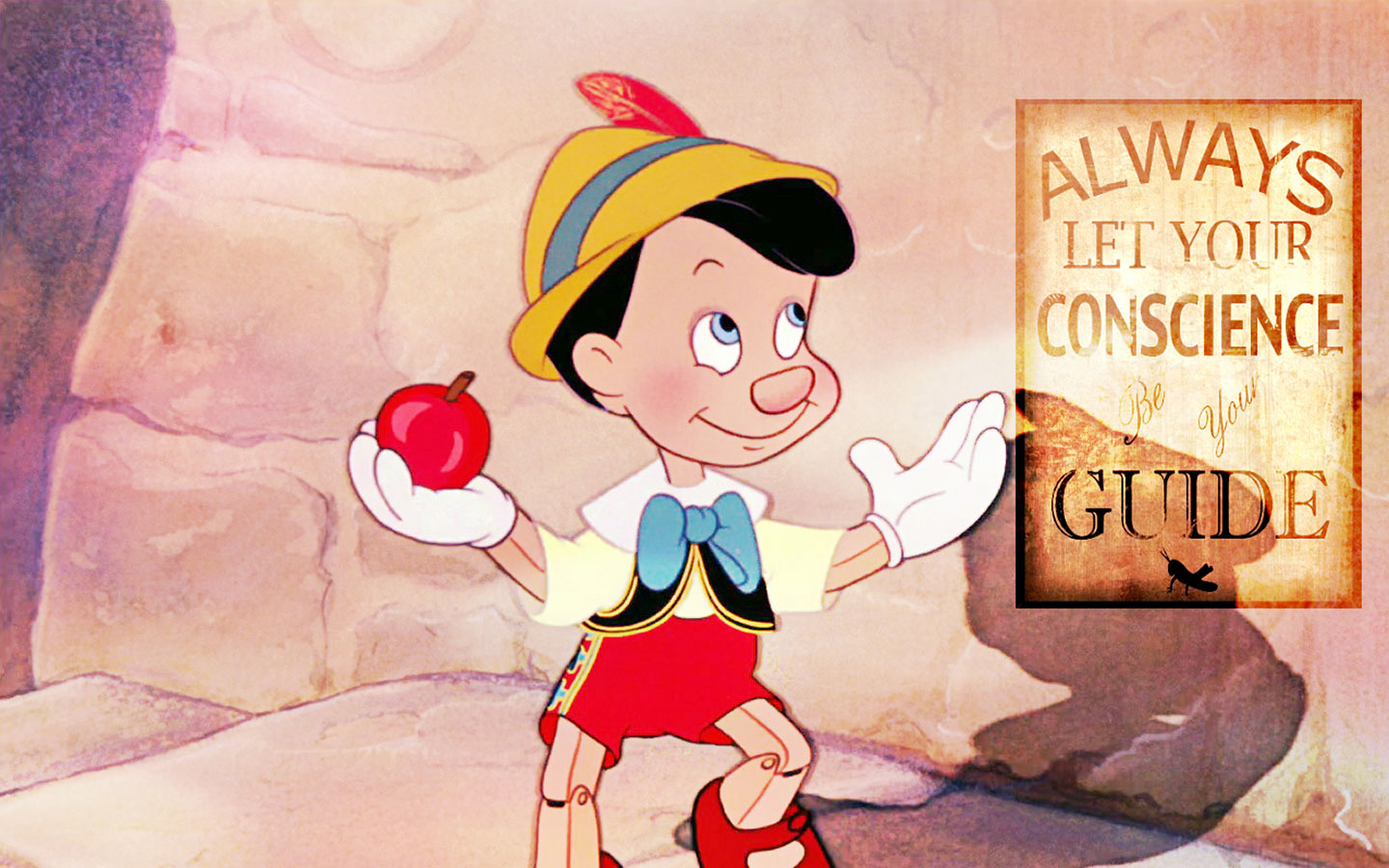 Скачать обои Пиноккио (1940) на телефон бесплатно