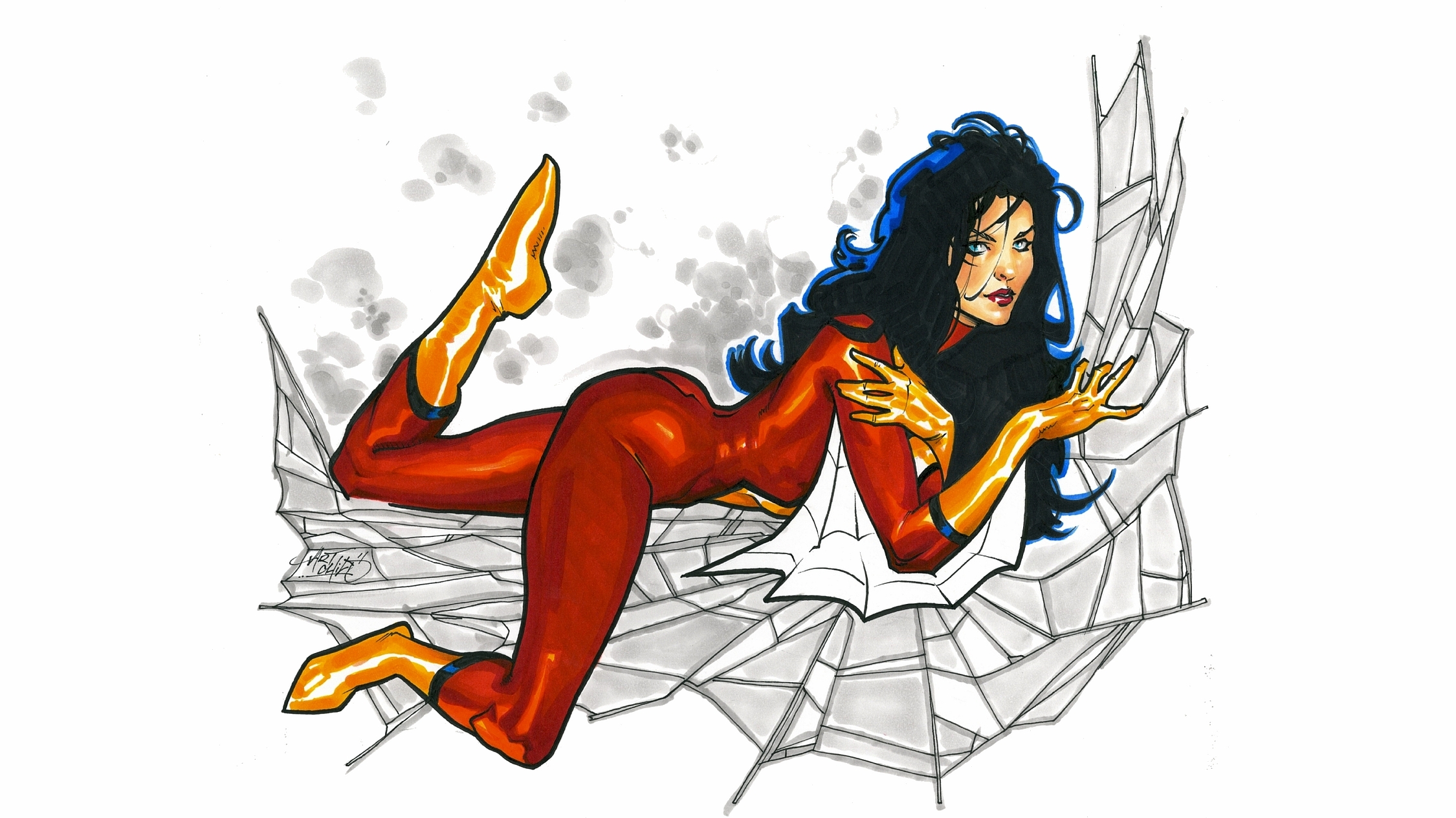 Téléchargez des papiers peints mobile Bande Dessinées, Spider Woman gratuitement.