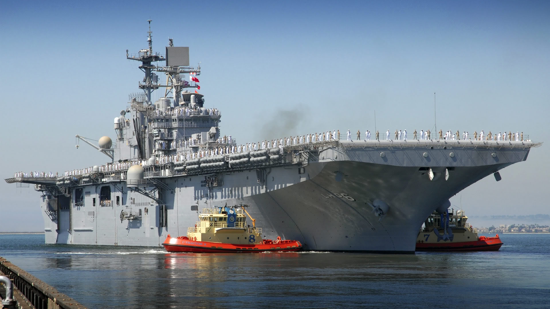 military, united states navy, amphibious assault ship, uss bonhomme richard (lhd 6), warship, warships
