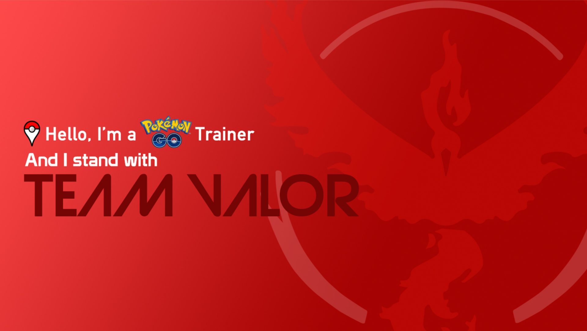 Download mobile wallpaper Pokémon, Video Game, Pokémon Go, Team Valor for free.