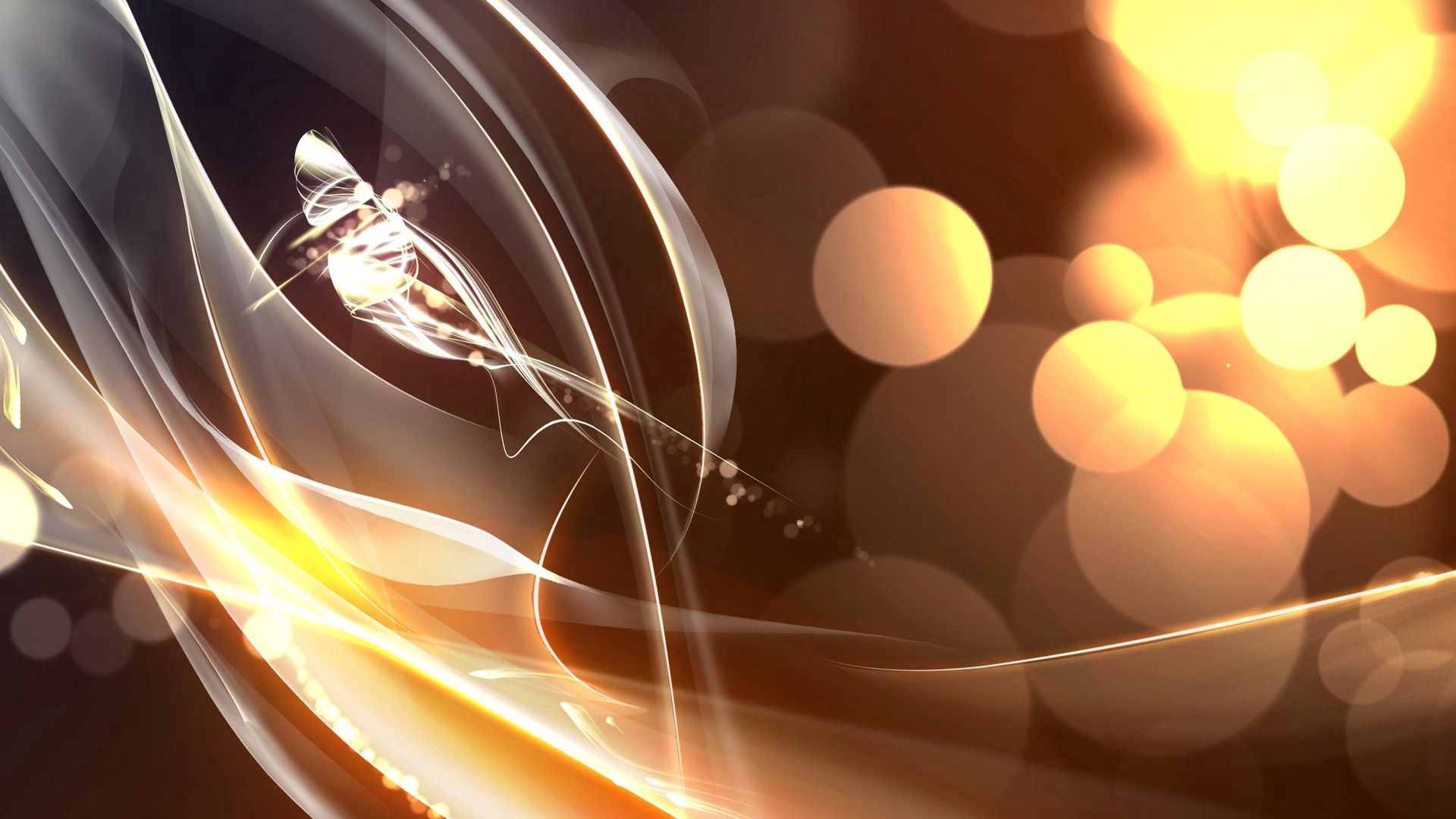 Free download wallpaper Shine, Light, Form, Wavy, Glare, Lines, Abstract on your PC desktop