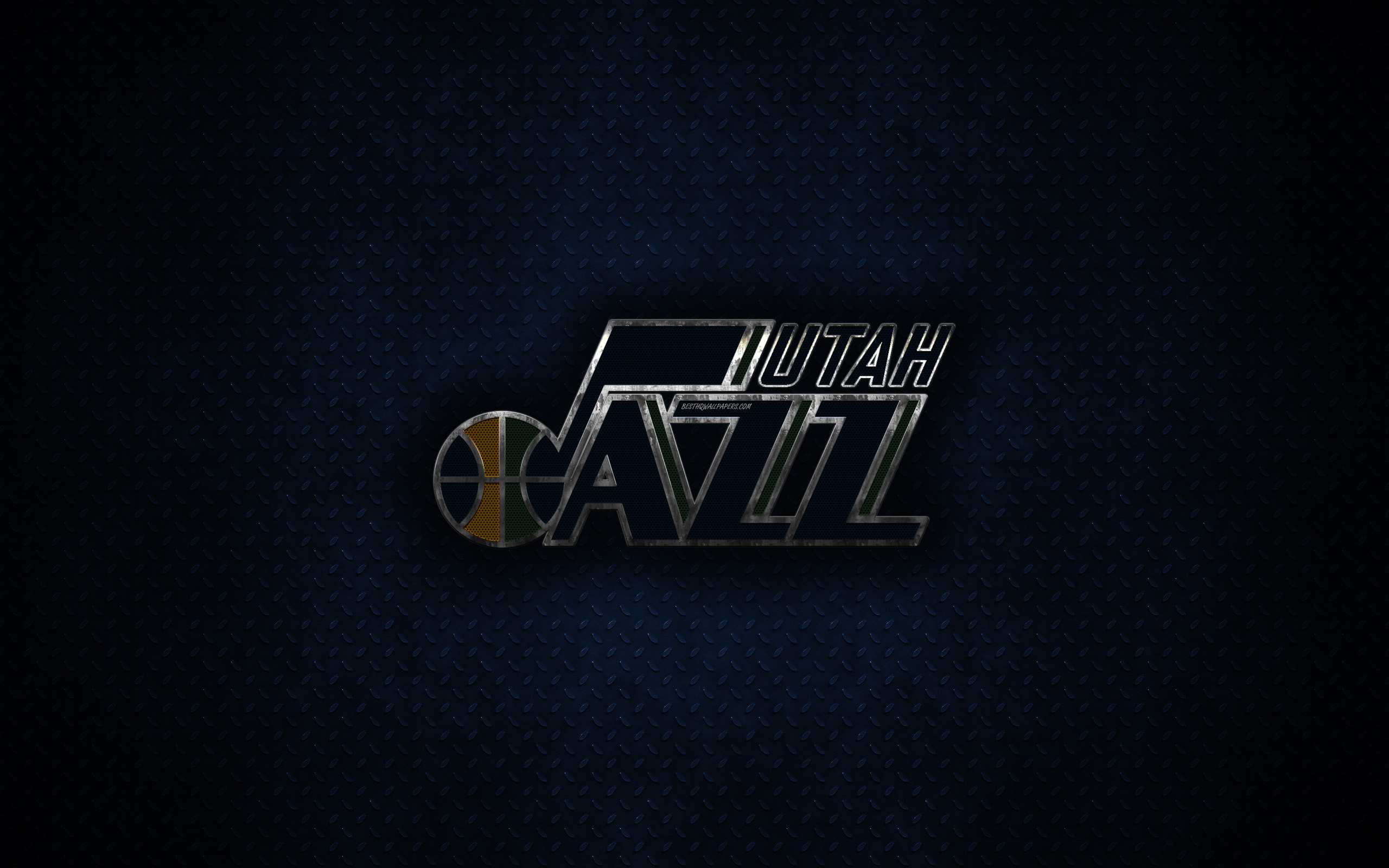 Laden Sie das Sport, Basketball, Logo, Nba, Utah Jazz-Bild kostenlos auf Ihren PC-Desktop herunter