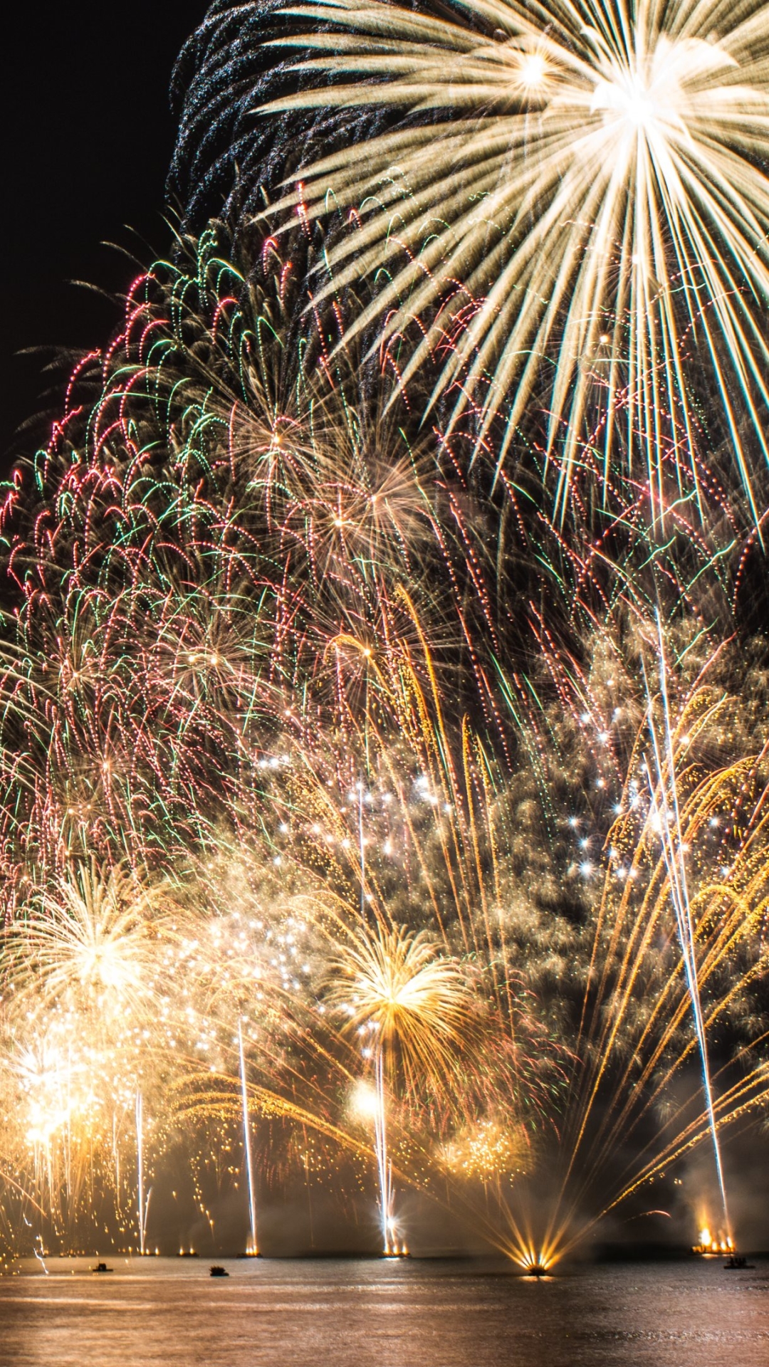 Descarga gratuita de fondo de pantalla para móvil de Noche, Nueva York, Fuegos Artificiales, Fotografía.