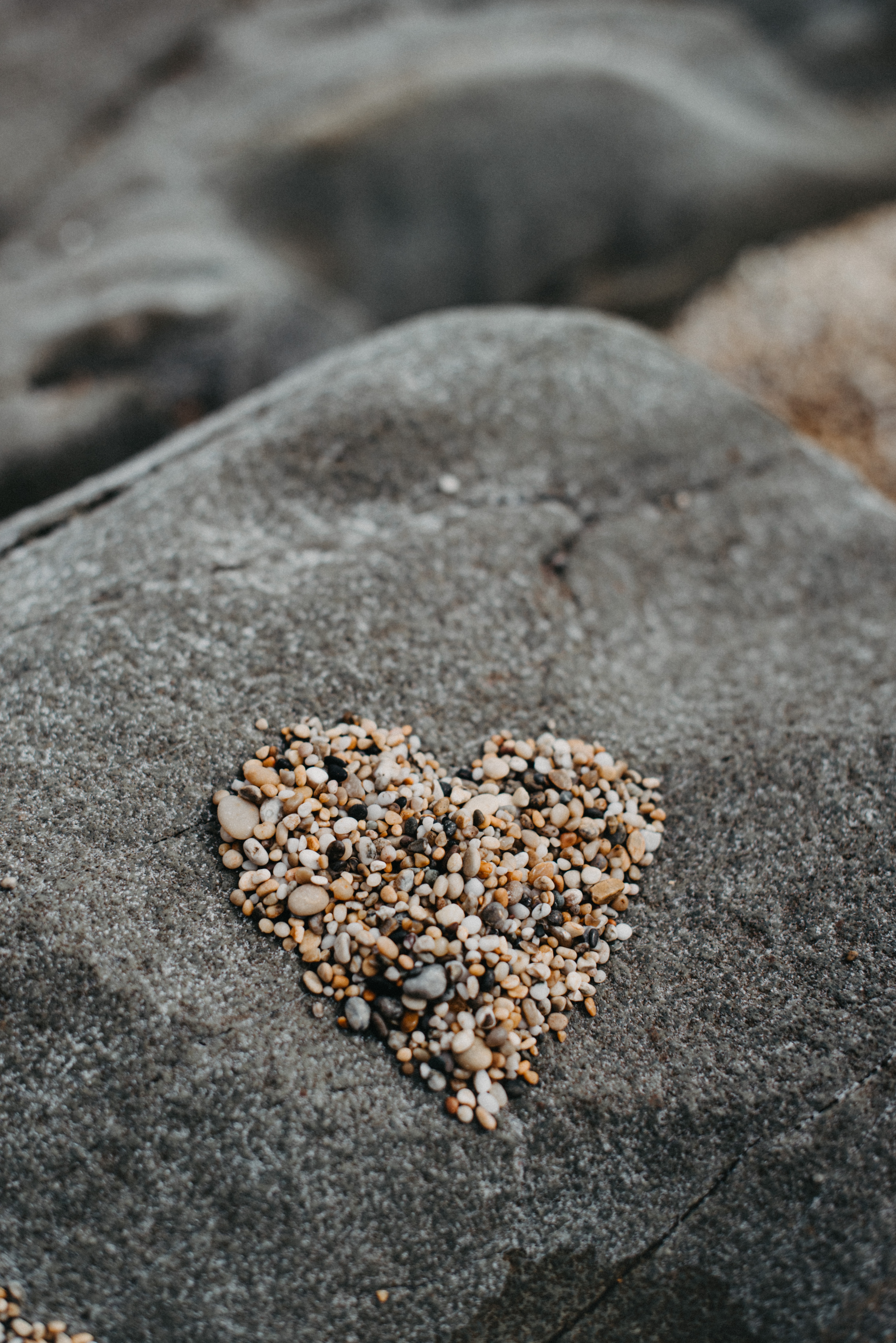 stones, pebble, love, rock, stone, heart