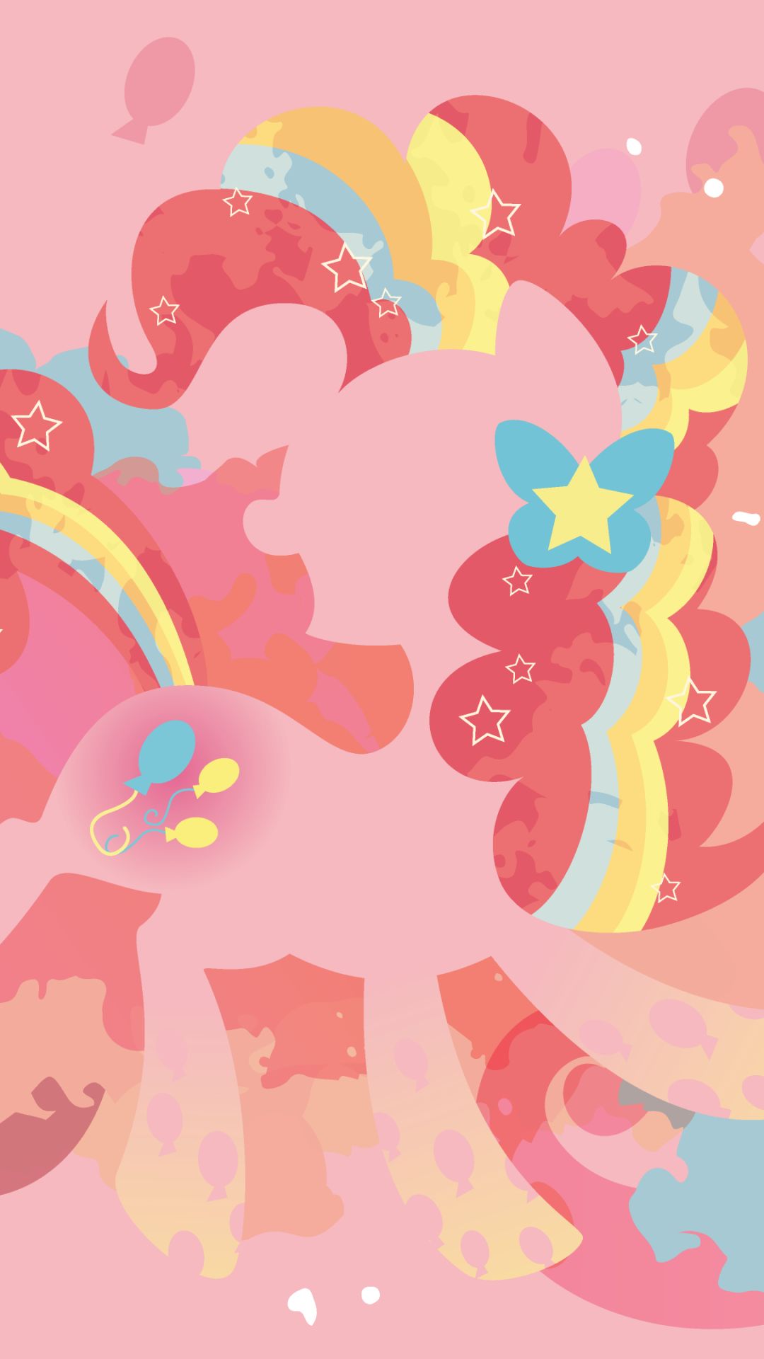 Download mobile wallpaper My Little Pony, Pinkie Pie, Tv Show, Minimalist, My Little Pony: Friendship Is Magic for free.