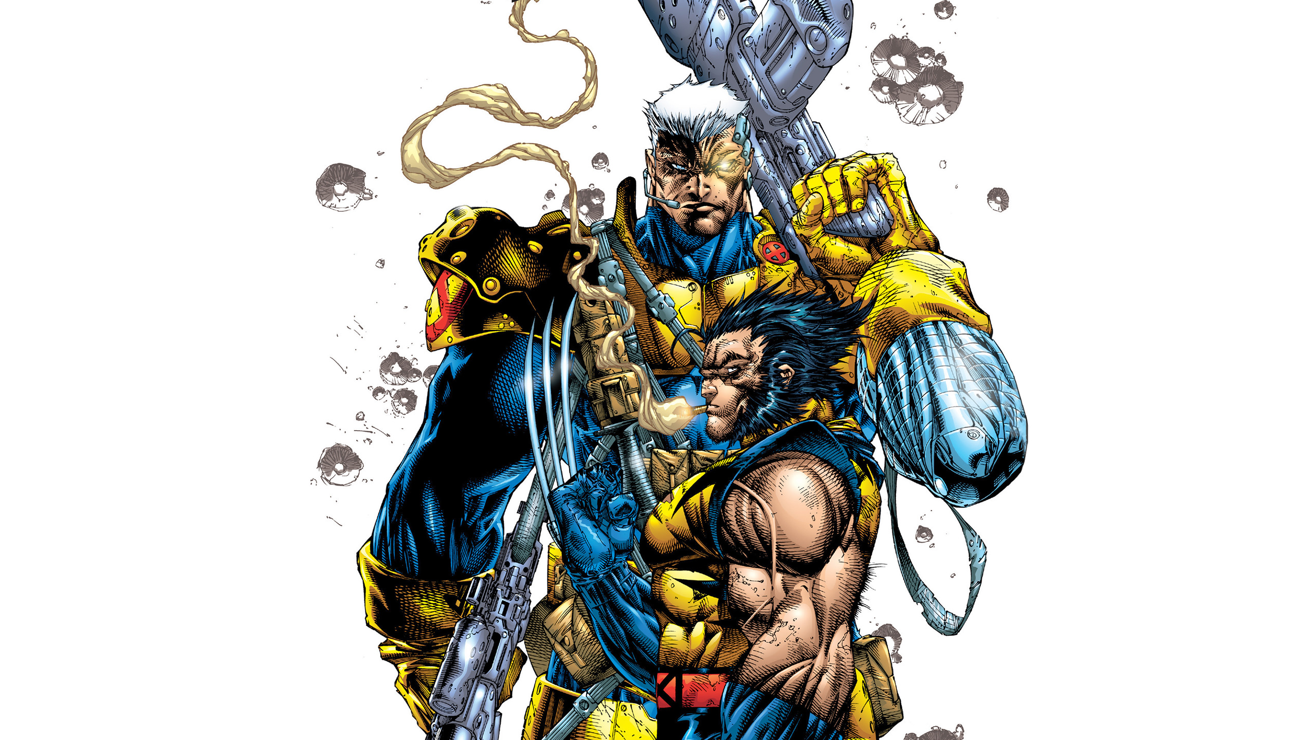 Download mobile wallpaper X Men, Wolverine, Comics, Cable (Marvel Comics) for free.