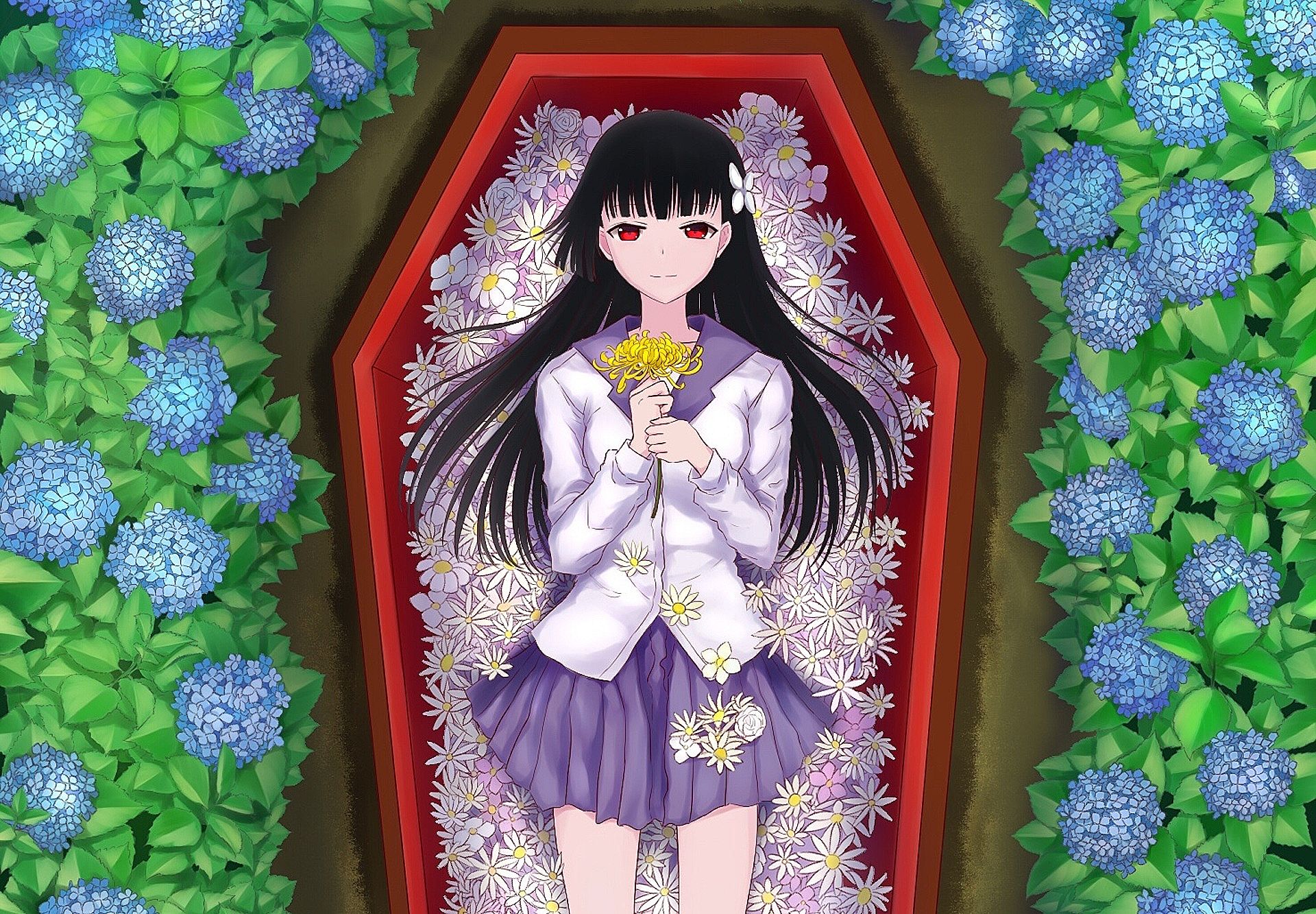 Laden Sie das Animes, Sankarea Undying Love, Rea Sanka-Bild kostenlos auf Ihren PC-Desktop herunter