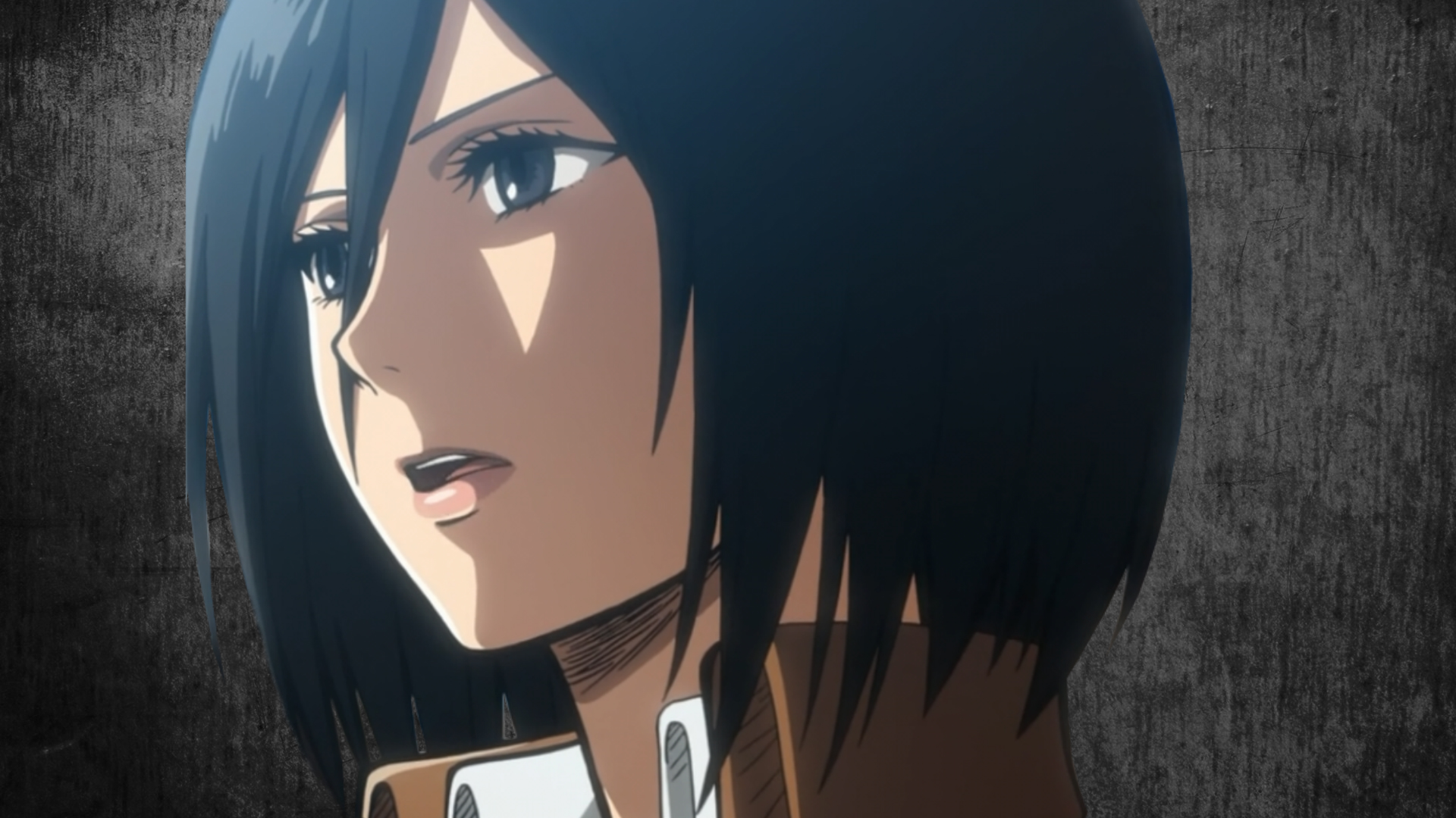 Download mobile wallpaper Anime, Black Hair, Short Hair, Black Eyes, Mikasa Ackerman, Attack On Titan for free.