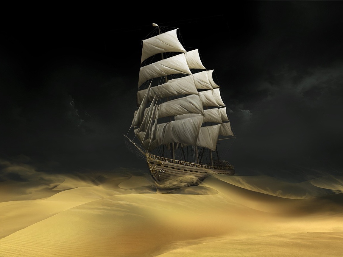 Free HD ships, pictures, transport, sand, desert