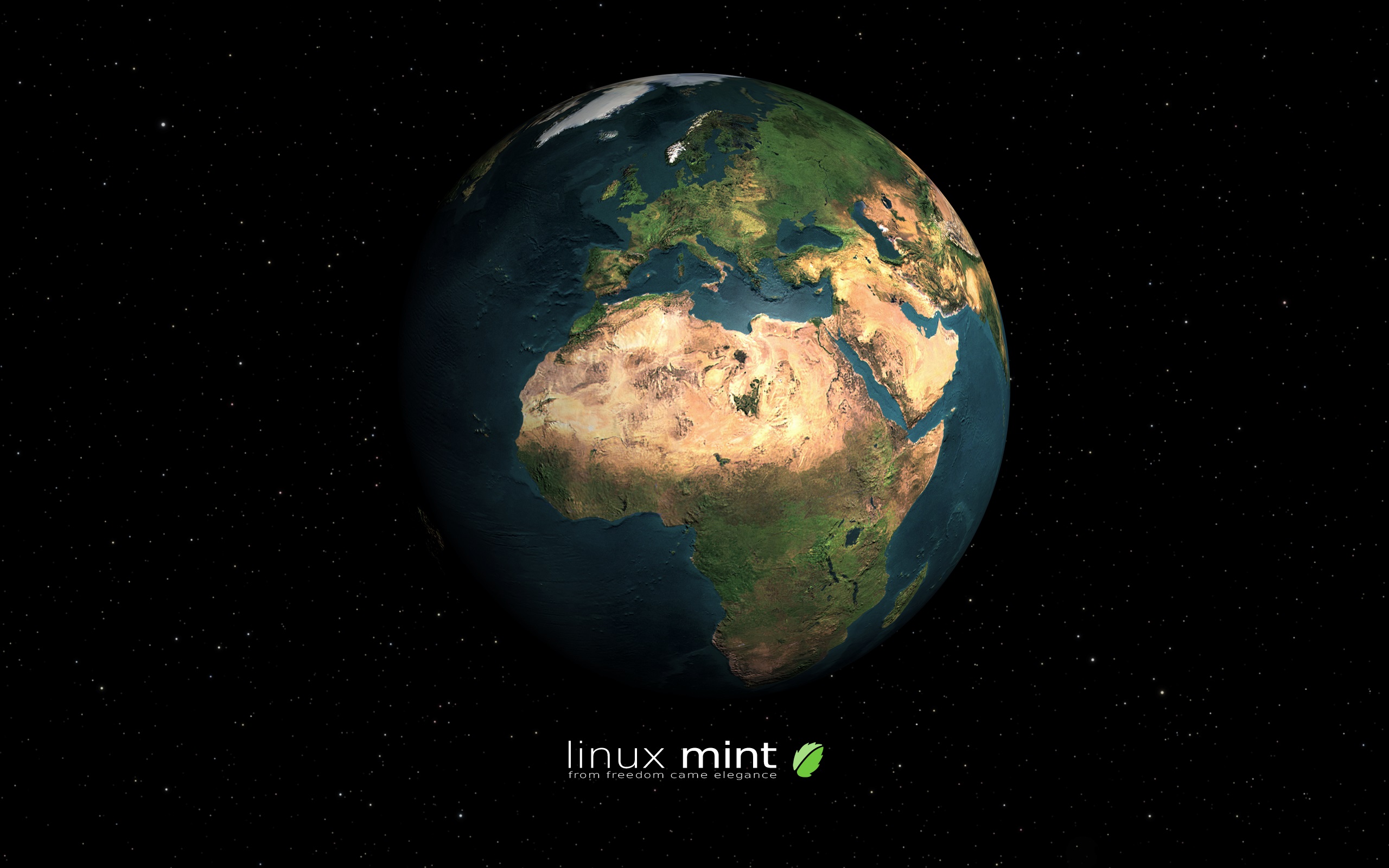 Популярные заставки и фоны Линукс Минт на компьютер