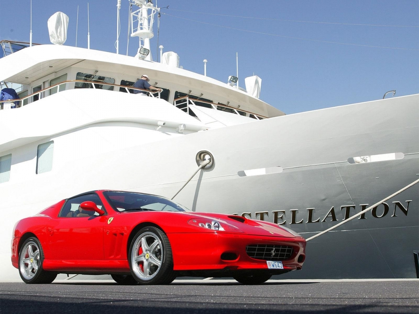 Скачать обои бесплатно Феррари (Ferrari), Машины, Транспорт, Яхты картинка на рабочий стол ПК