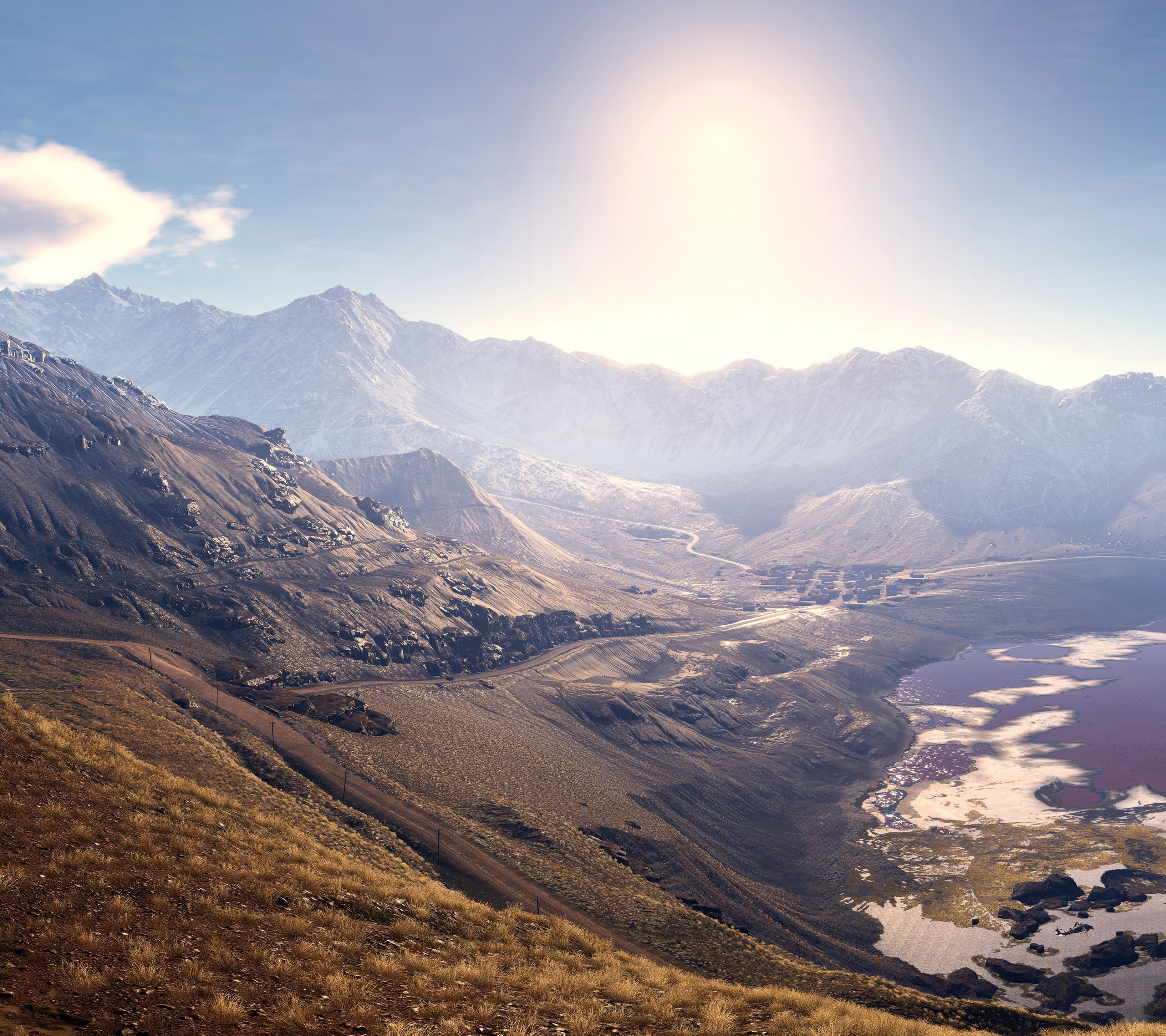 Handy-Wallpaper Landschaft, Berg, Gebirge, Computerspiele, Tom Clancy’S Ghost Recon Wildlands kostenlos herunterladen.