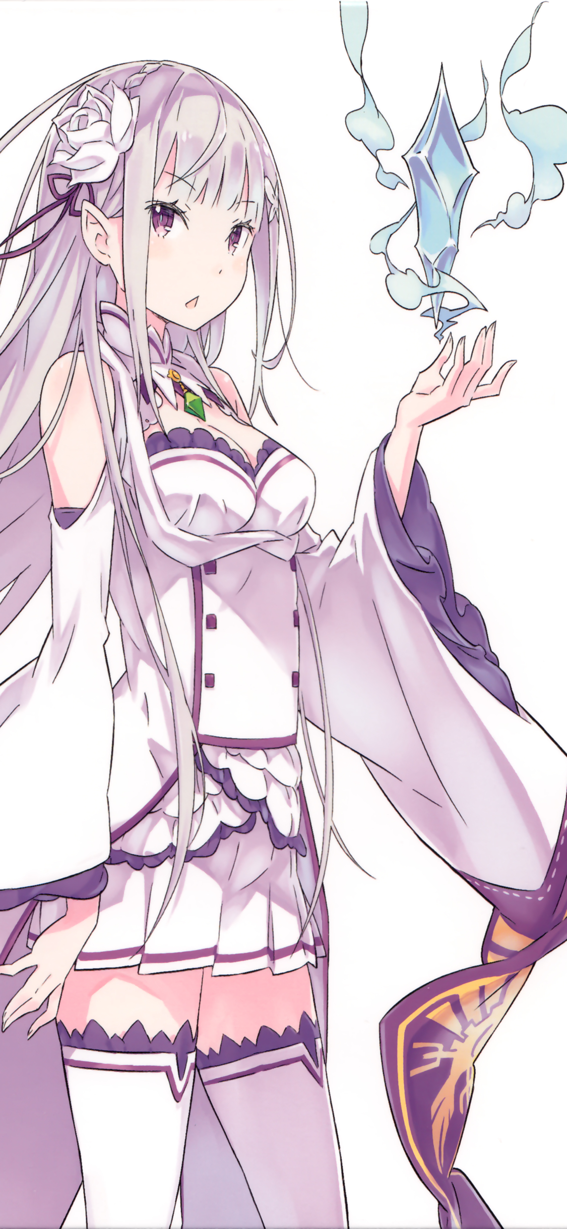 Descarga gratuita de fondo de pantalla para móvil de Animado, Emilia (Re:zero), Re:zero Comenzando La Vida En Otro Mundo.