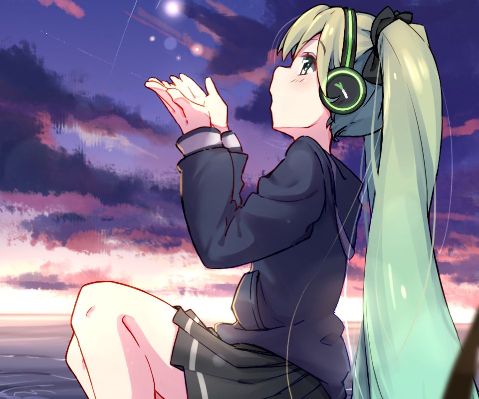 Download mobile wallpaper Anime, Vocaloid, Hatsune Miku for free.