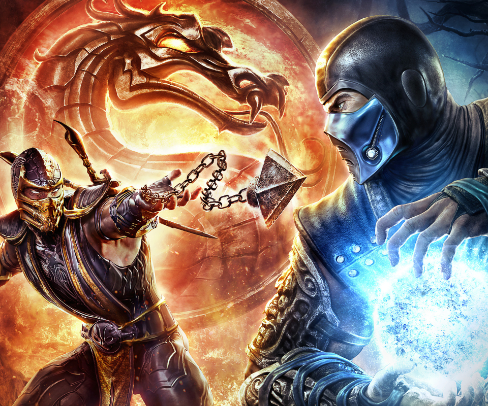 Handy-Wallpaper Mortal Kombat, Computerspiele, Skorpion (Mortal Kombat), Sub Zero (Mortal Kombat) kostenlos herunterladen.