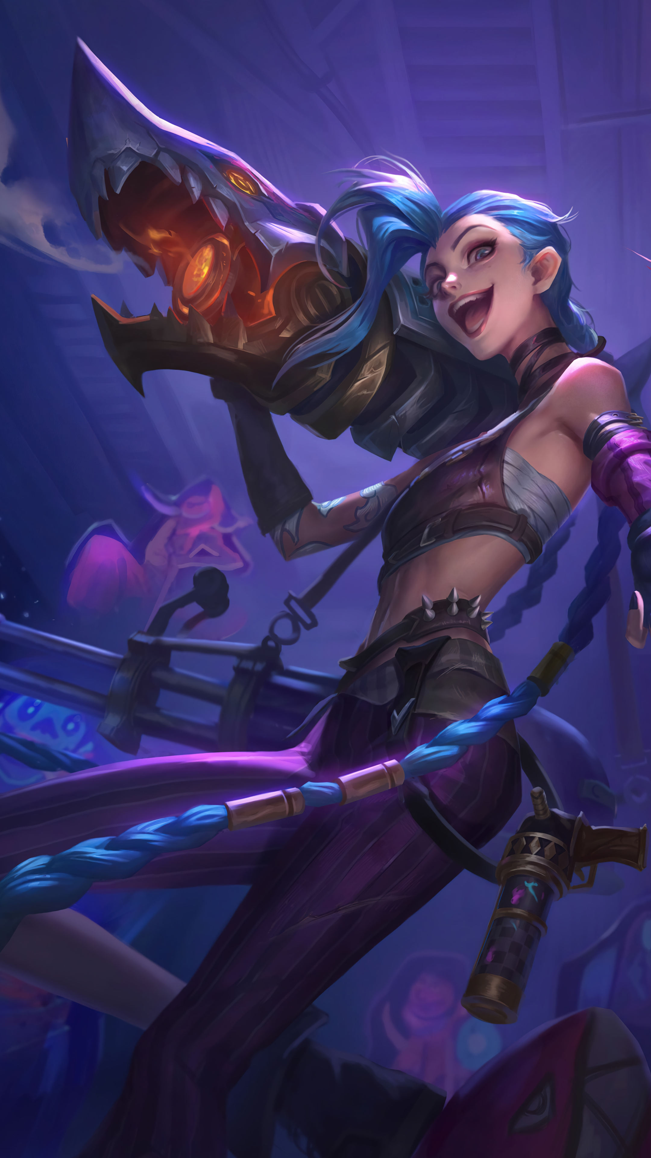 Baixar papel de parede para celular de Programa De Tv, Jinx (Liga Das Lendas), Arcane gratuito.