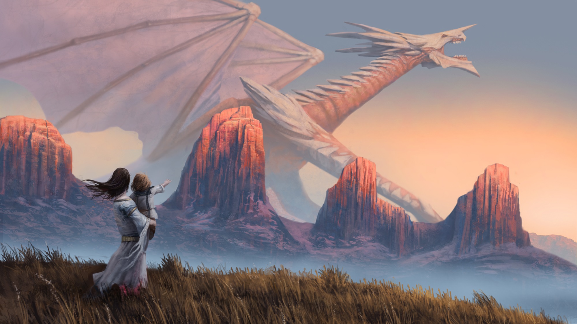 Free download wallpaper Fantasy, Dragon on your PC desktop