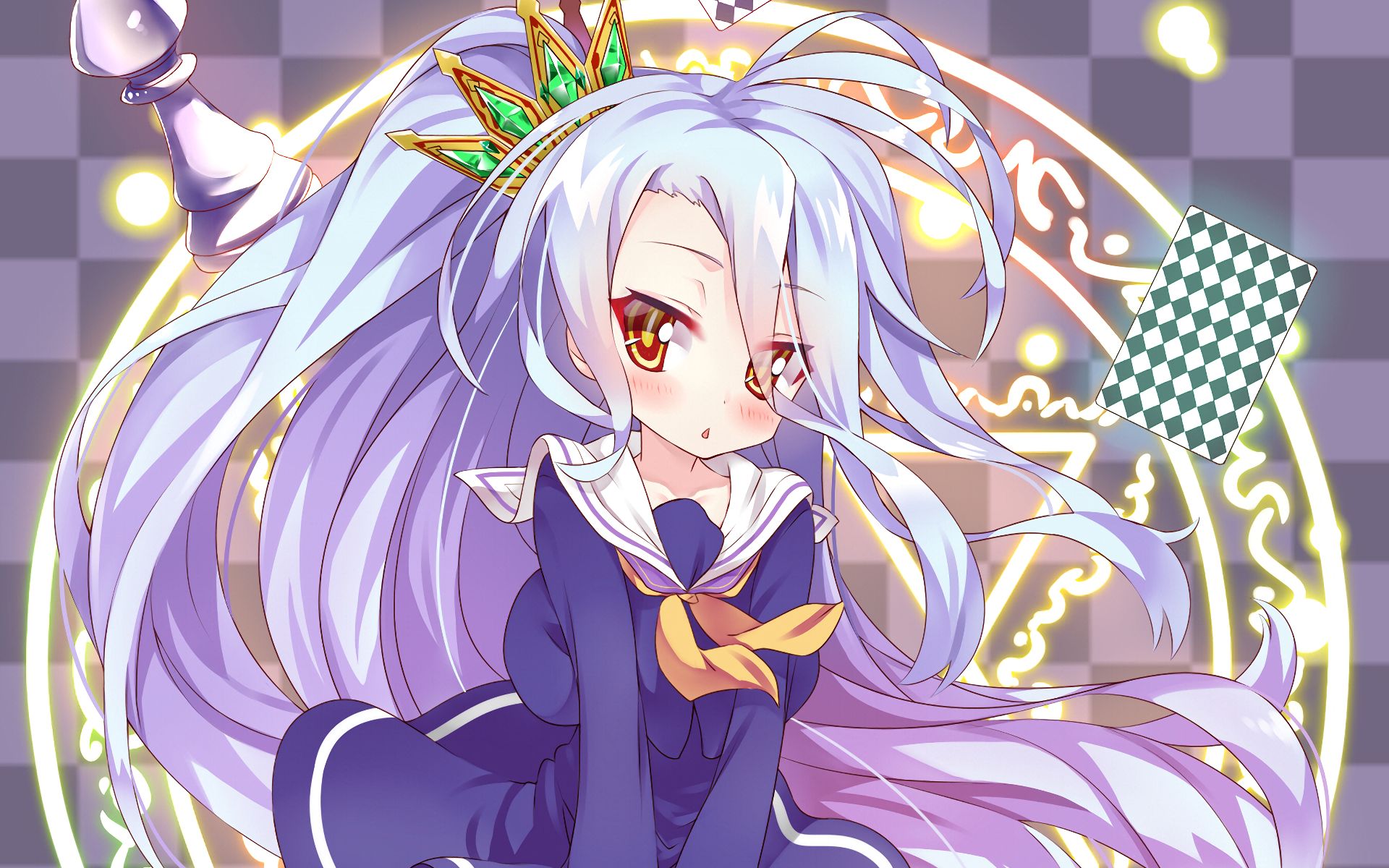 Baixe gratuitamente a imagem Anime, Shiro (Sem Jogo Sem Vida), No Game No Life na área de trabalho do seu PC