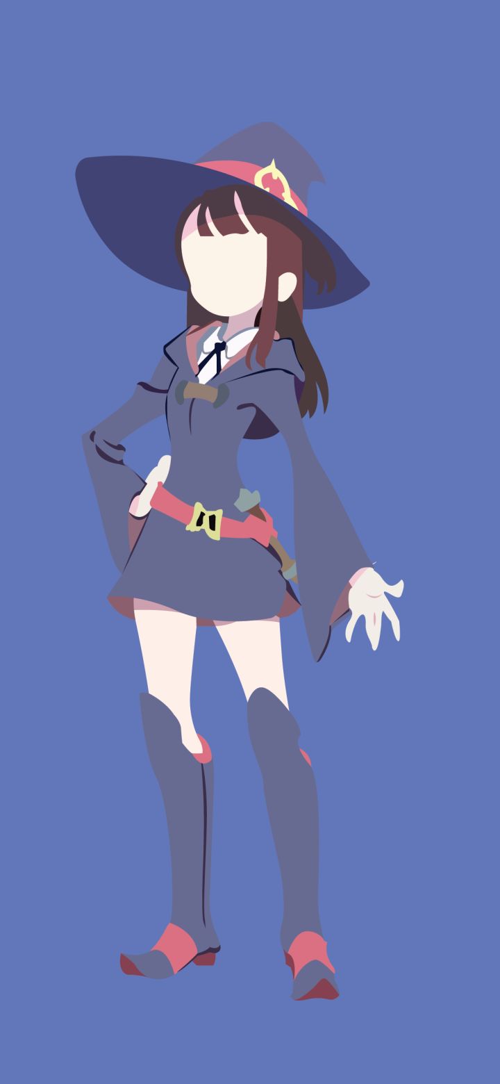 Handy-Wallpaper Animes, Atsuko Kagari, Little Witch Academia kostenlos herunterladen.