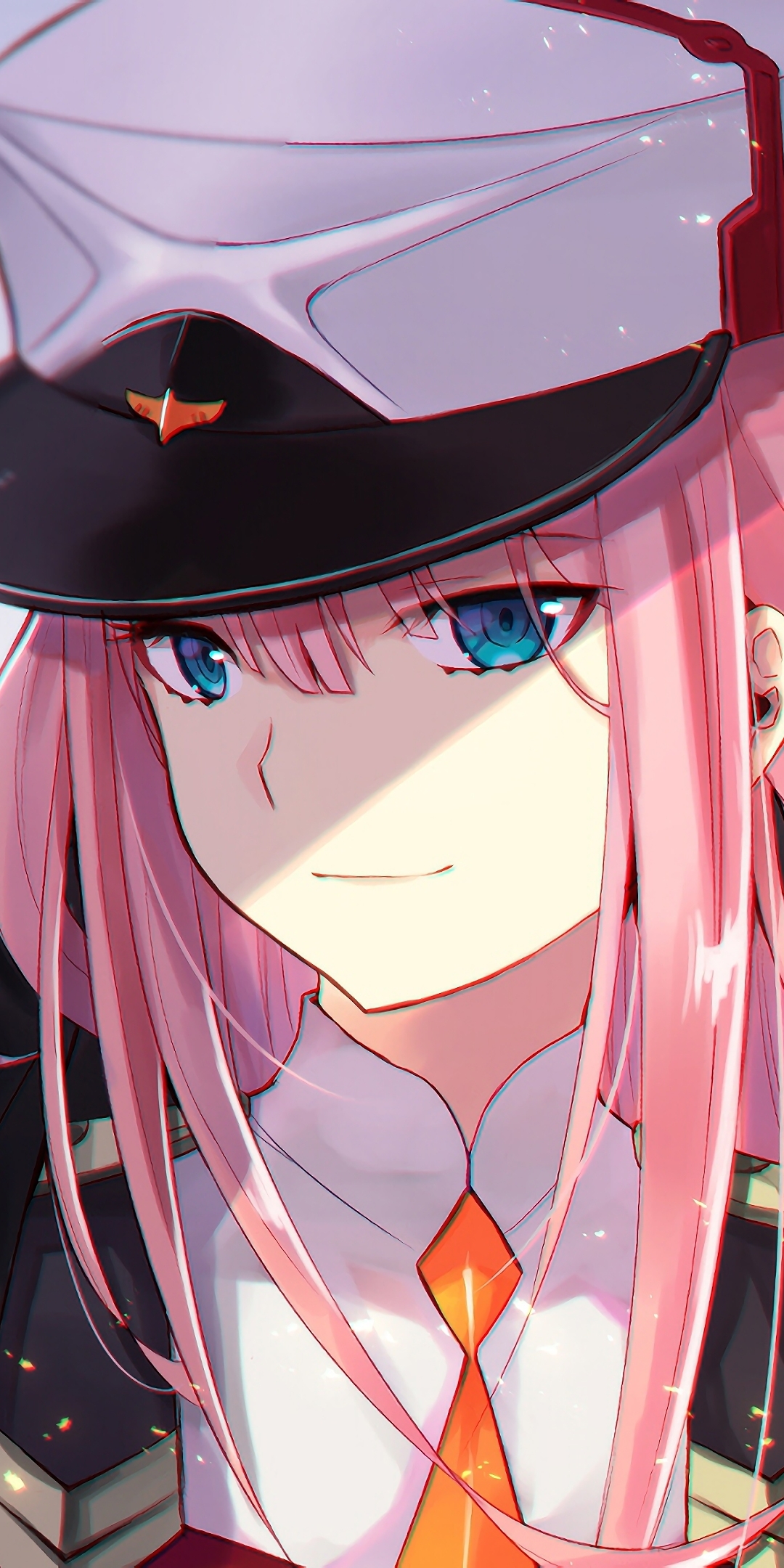 Скачать картинку Аниме, Розовые Волосы, Милый Во Франксе, Zero Two (Дорогая В Franxx) в телефон бесплатно.