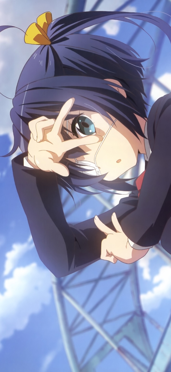 Handy-Wallpaper Animes, Augenklappe, Rikka Takanashi, Love Chunibyo & Other Delusions! kostenlos herunterladen.