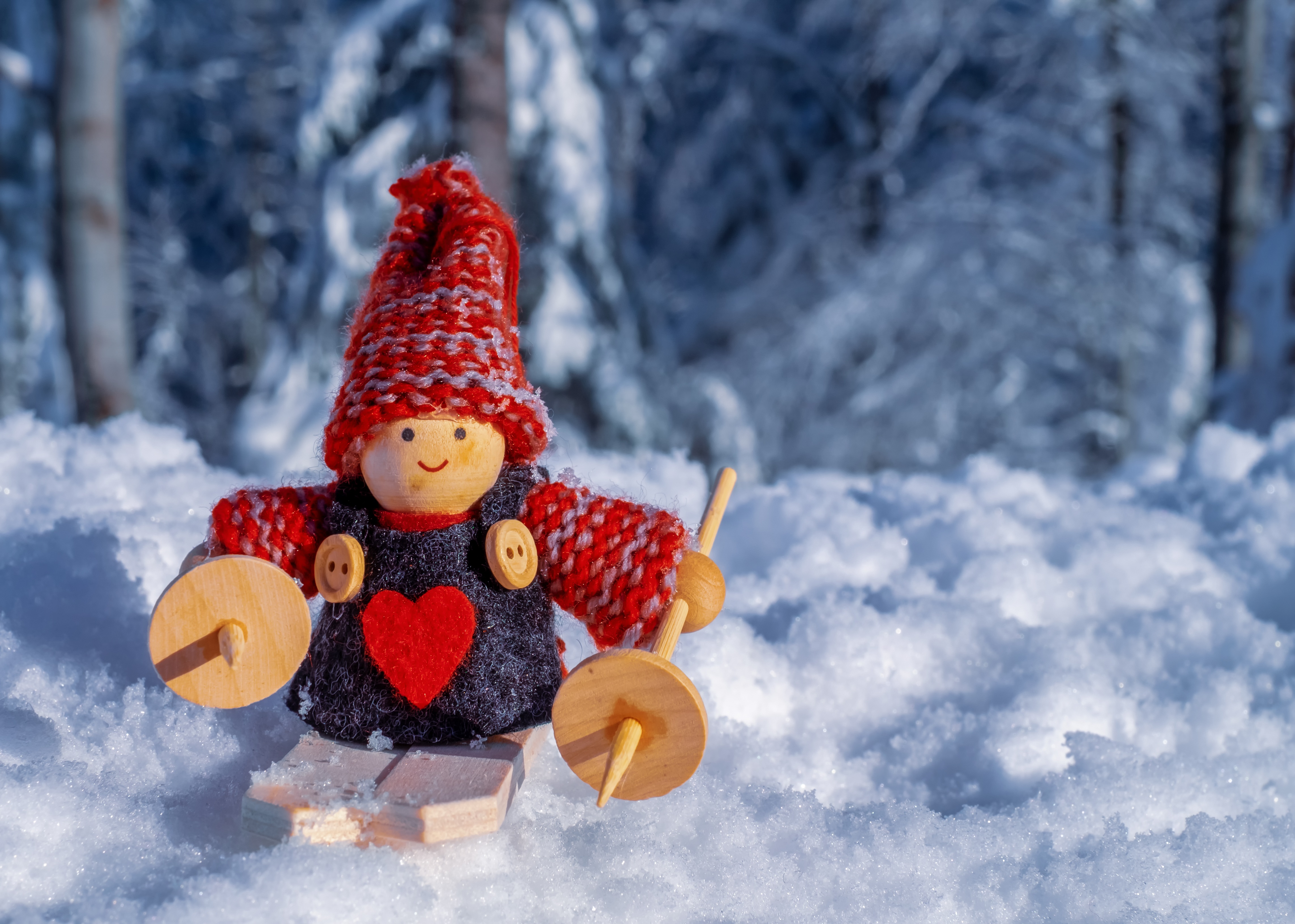 Download mobile wallpaper Winter, Snow, Toy, Man Made for free.