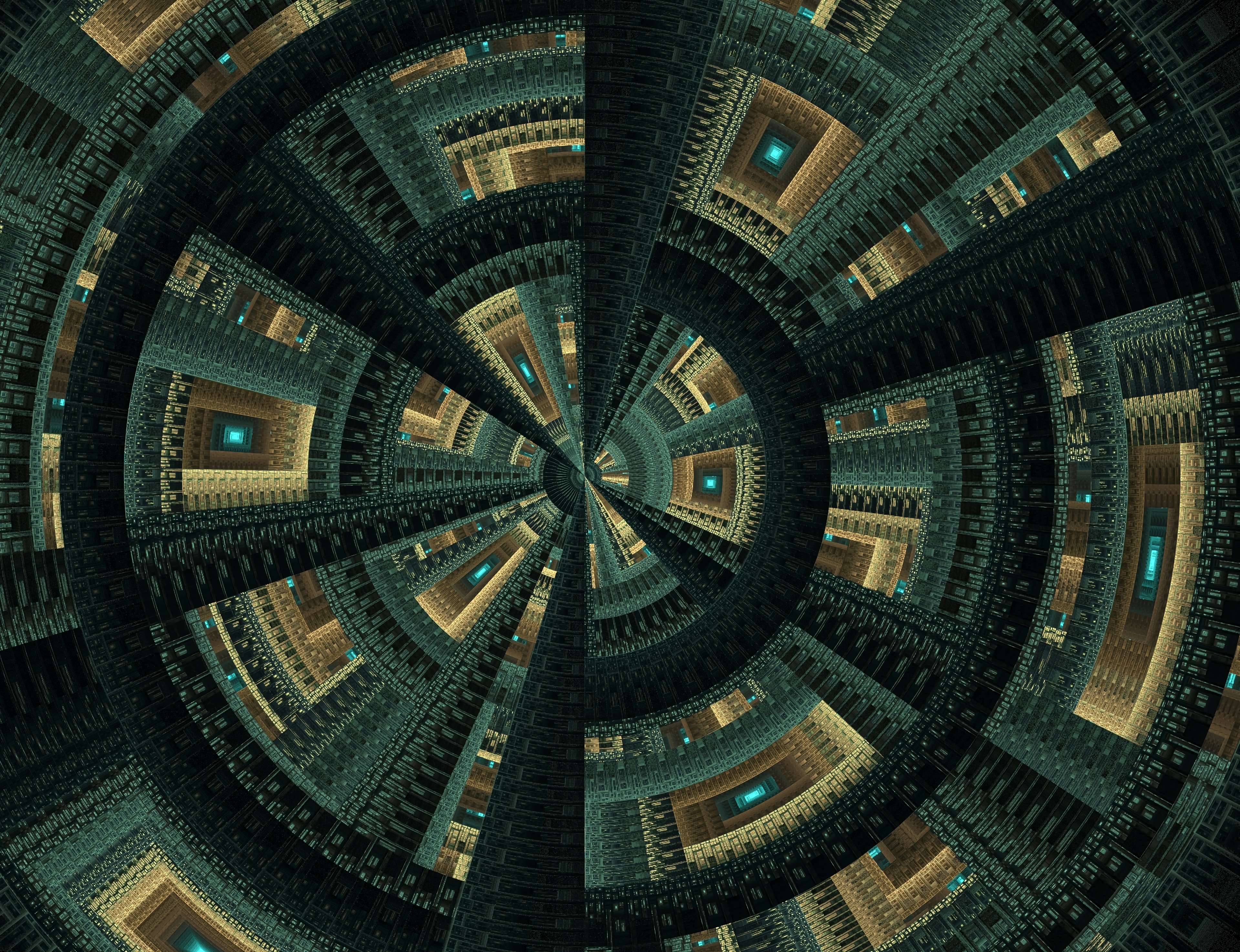 confused, intricate, abstract, pattern, fractal, perspective, prospect HD wallpaper