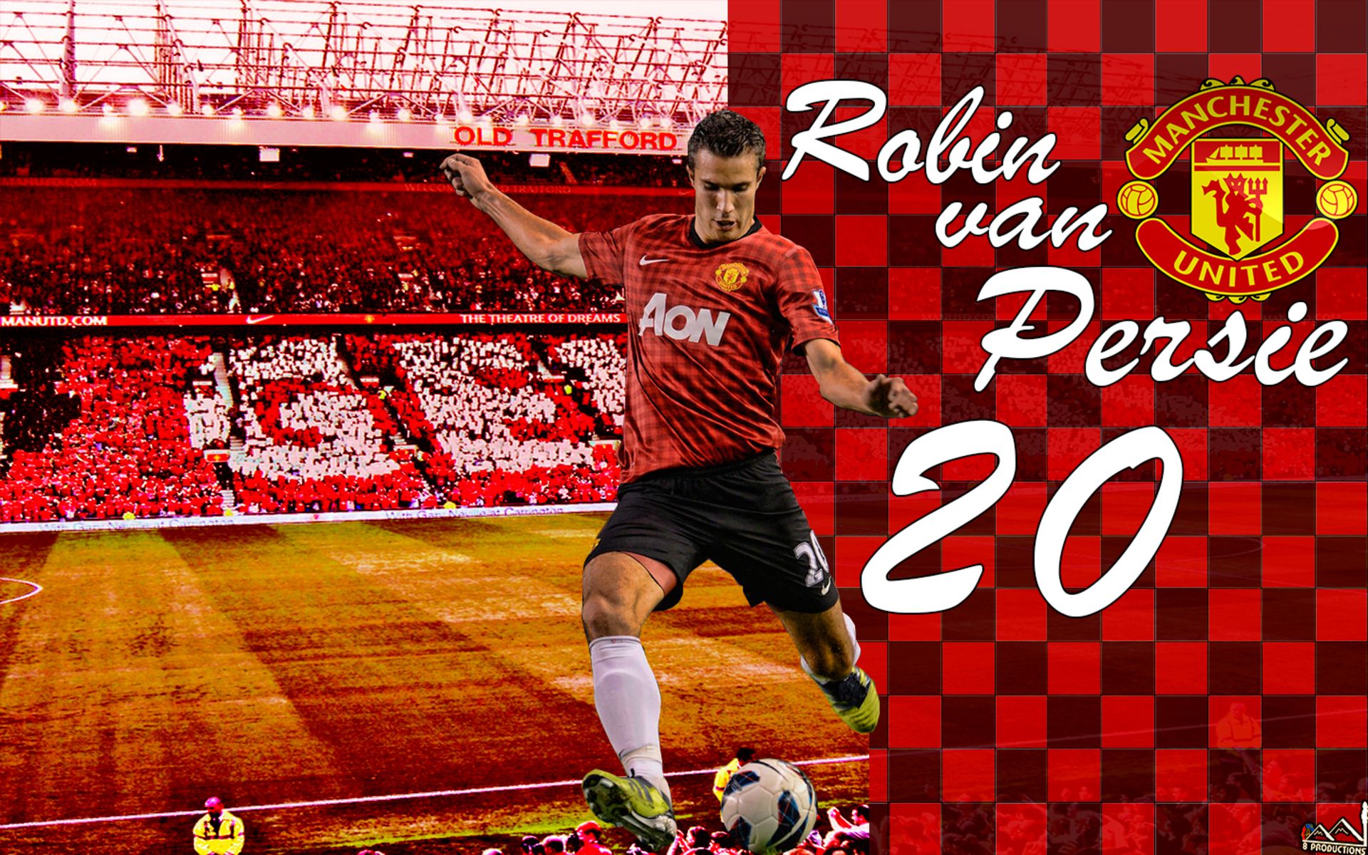 Download mobile wallpaper Sports, Soccer, Robin Van Persie, Manchester United F C for free.