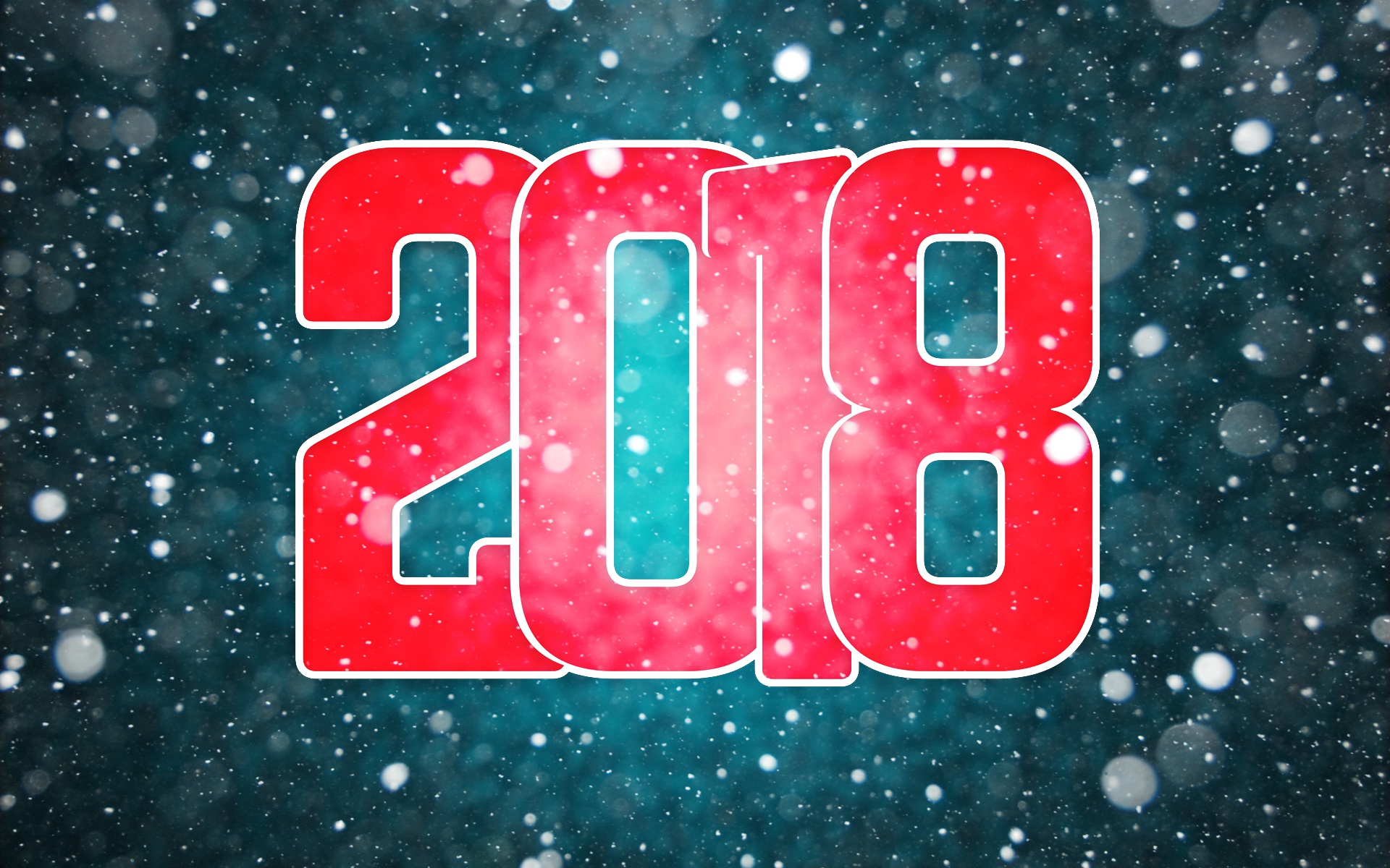 Baixar papel de parede para celular de Bokeh, Feriados, Ano Novo 2018 gratuito.