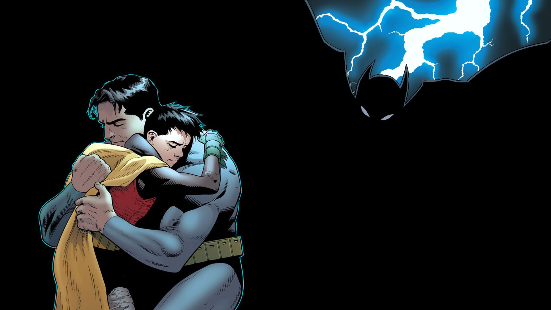 Скачать обои бесплатно Комиксы, Бэтмен, Робин (Комиксы Dc) картинка на рабочий стол ПК
