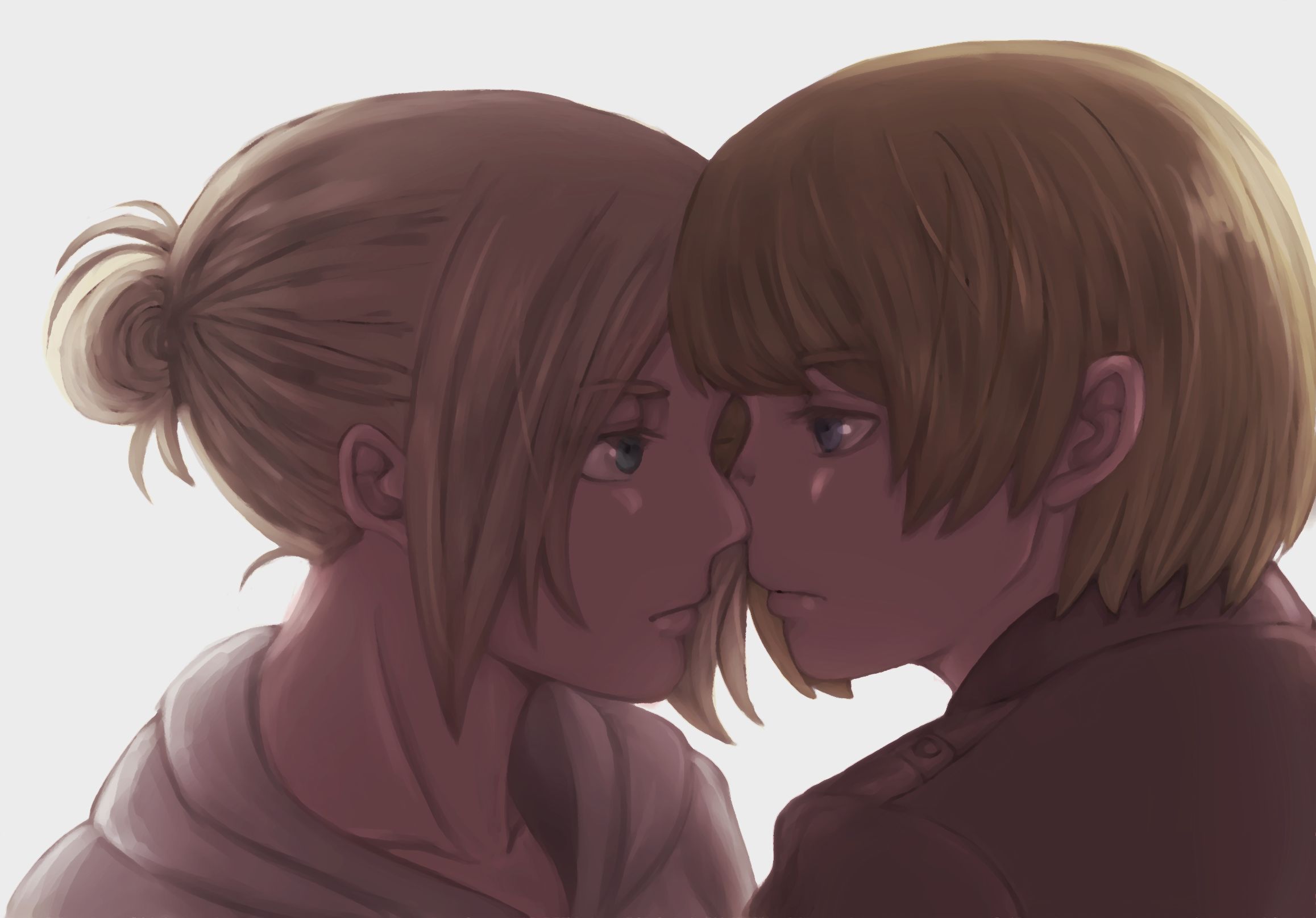 Free download wallpaper Anime, Armin Arlert, Attack On Titan, Annie Leonhart on your PC desktop