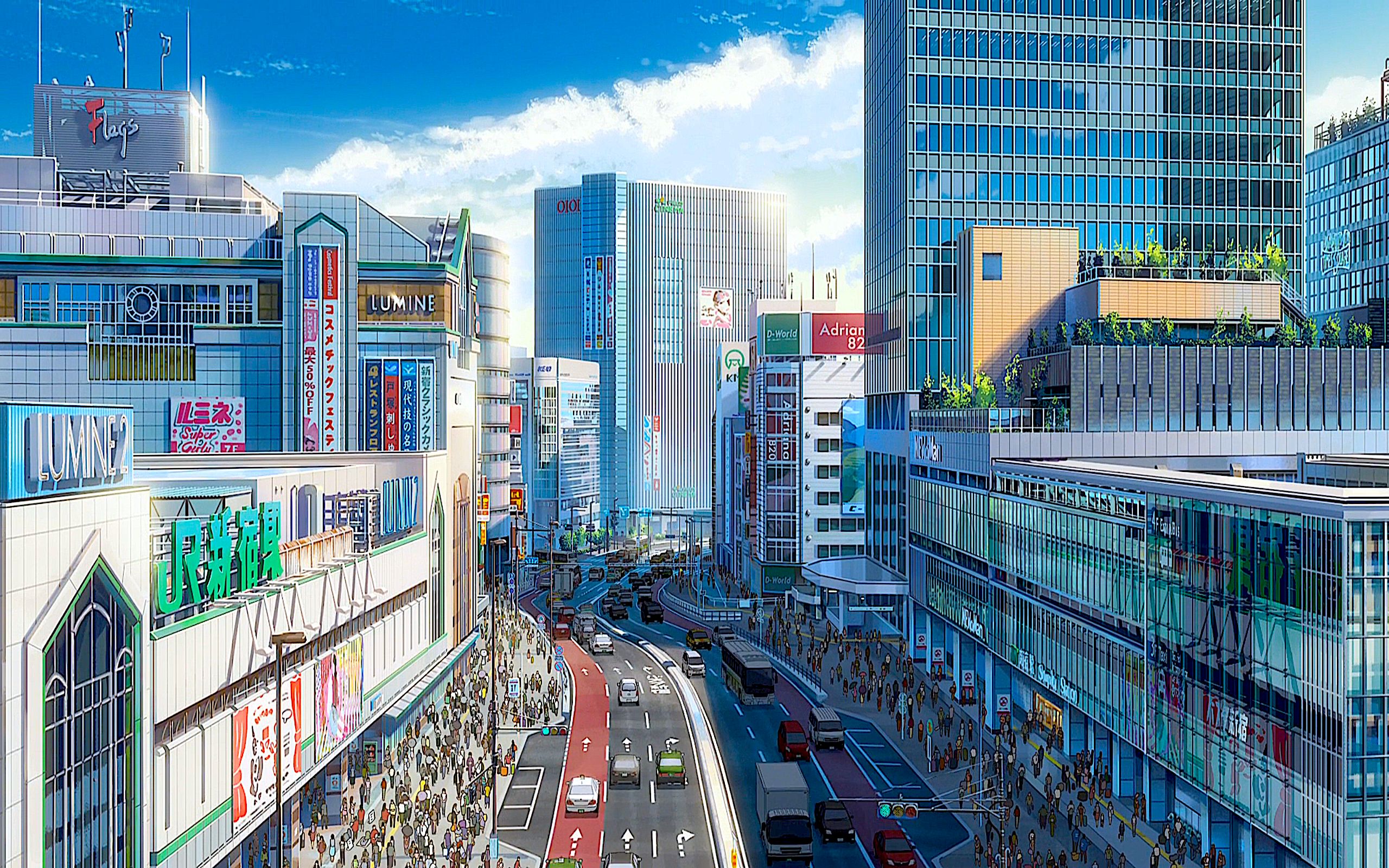 Laden Sie das Stadt, Tokio, Animes, Your Name Gestern Heute Und Für Immer, Kimi No Na Wa-Bild kostenlos auf Ihren PC-Desktop herunter