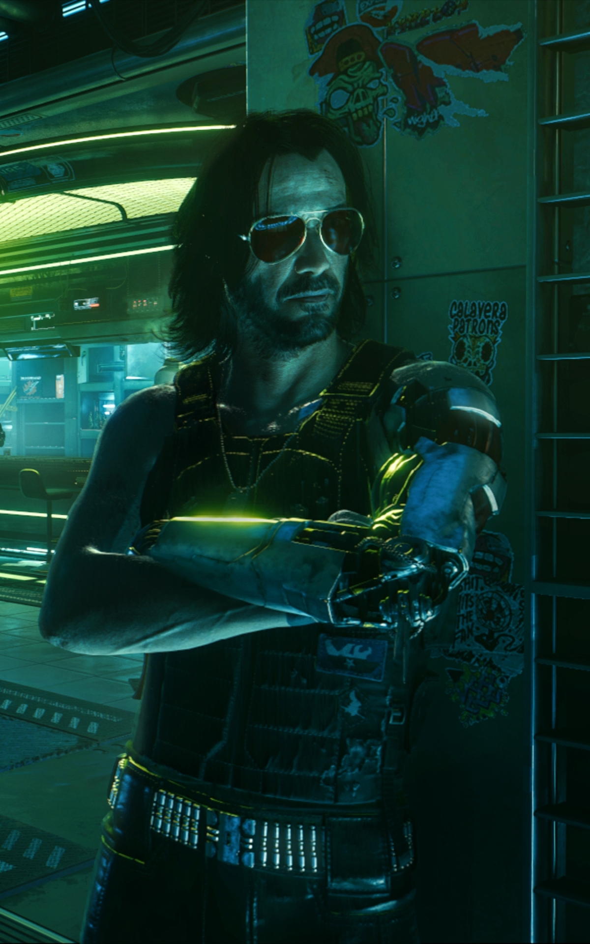 johnny silverhand, video game, cyberpunk 2077, cyborg, cyberpunk