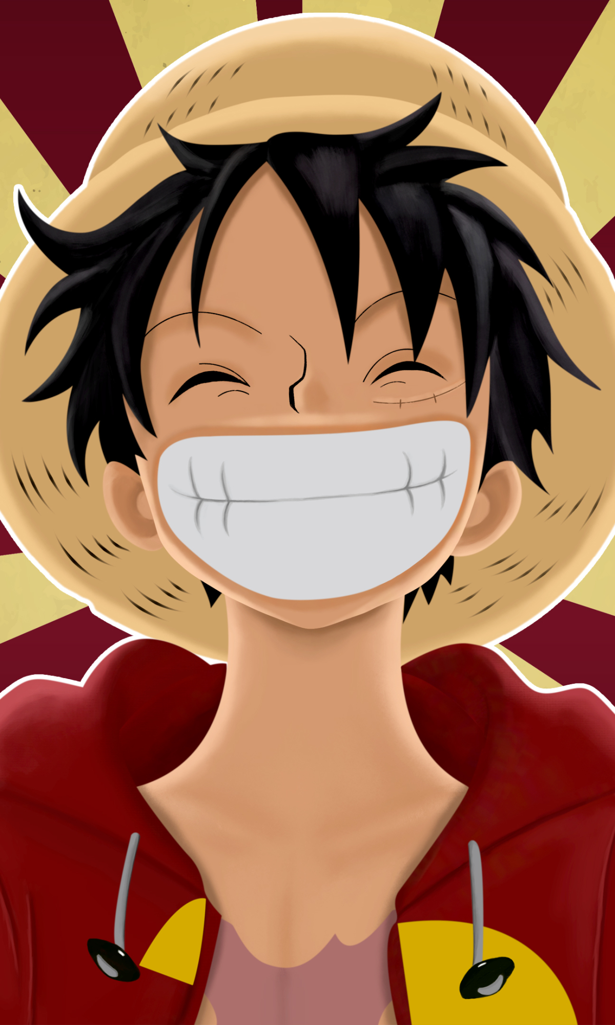Handy-Wallpaper Animes, One Piece, Affe D Luffy, Strohhut kostenlos herunterladen.