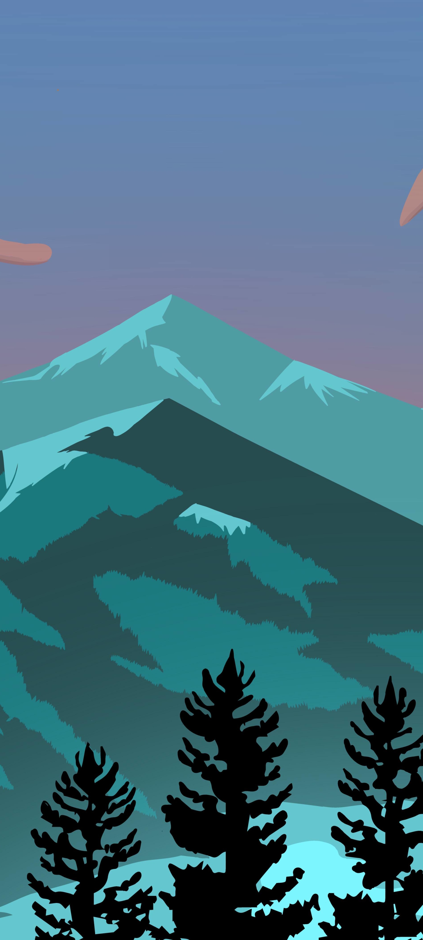 Download mobile wallpaper Mountain, Artistic for free.