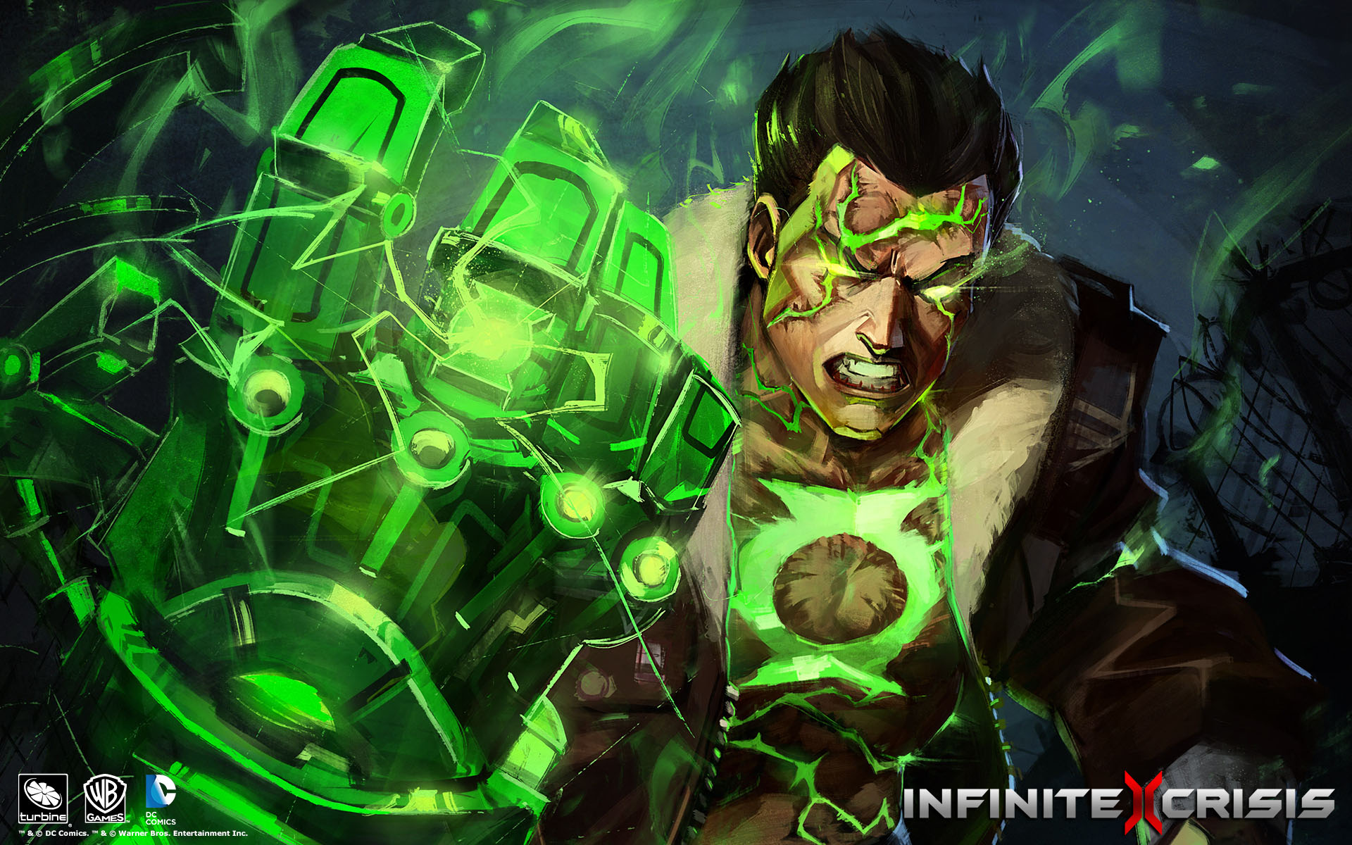 Download mobile wallpaper Video Game, Infinite Crisis, Atomic Green Lantern for free.