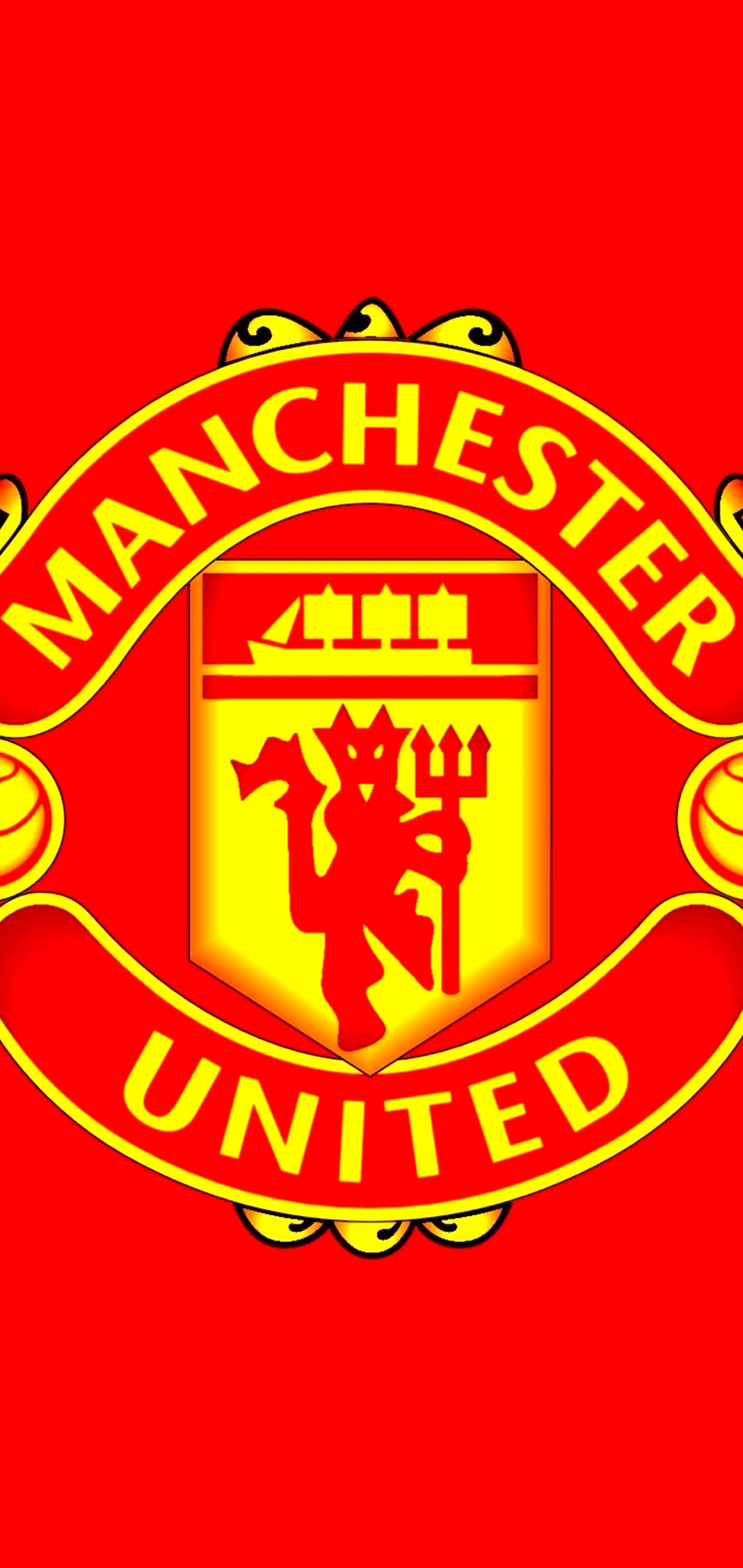 Handy-Wallpaper Sport, Fußball, Logo, Manchester United kostenlos herunterladen.