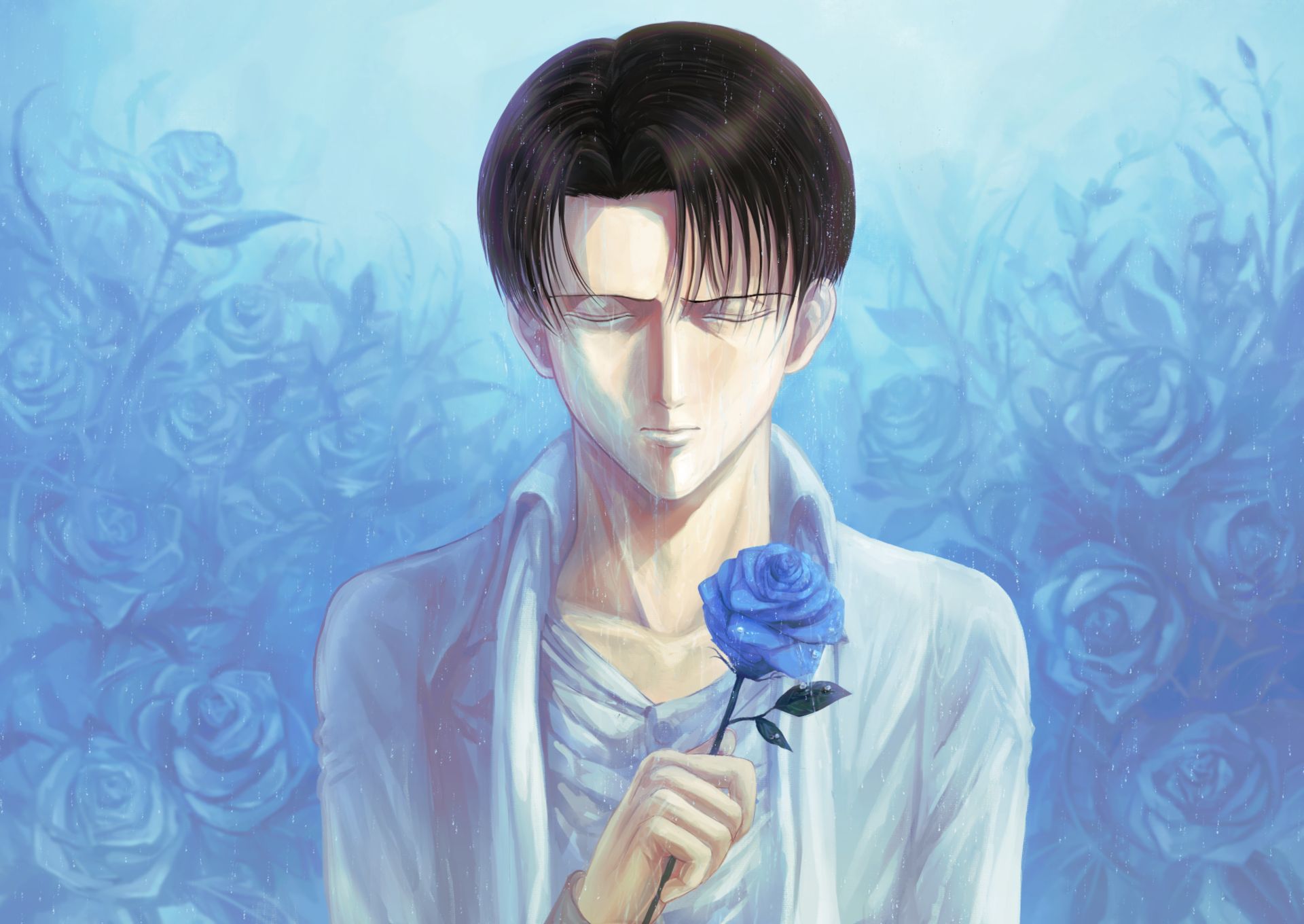 Handy-Wallpaper Animes, Attack On Titan, Levi Ackermann kostenlos herunterladen.