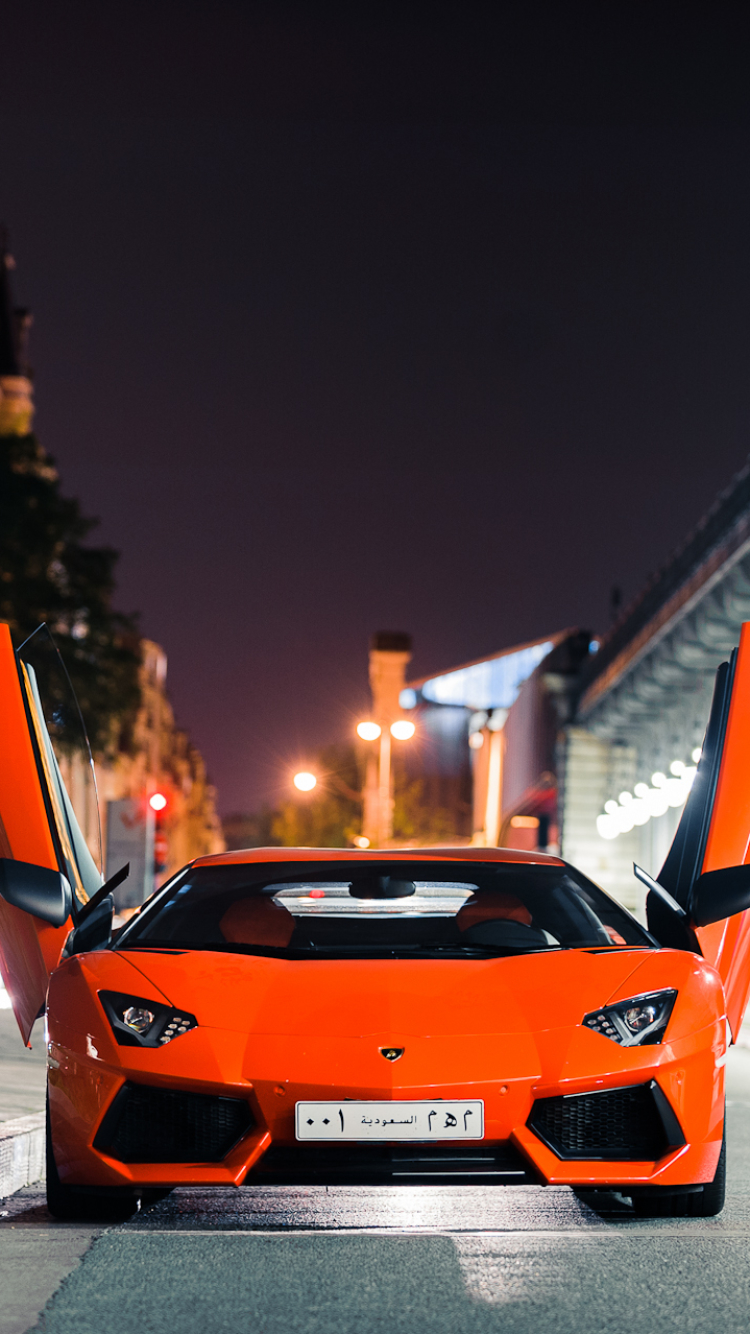 Handy-Wallpaper Lamborghini, Lamborghini Aventador, Fahrzeuge kostenlos herunterladen.