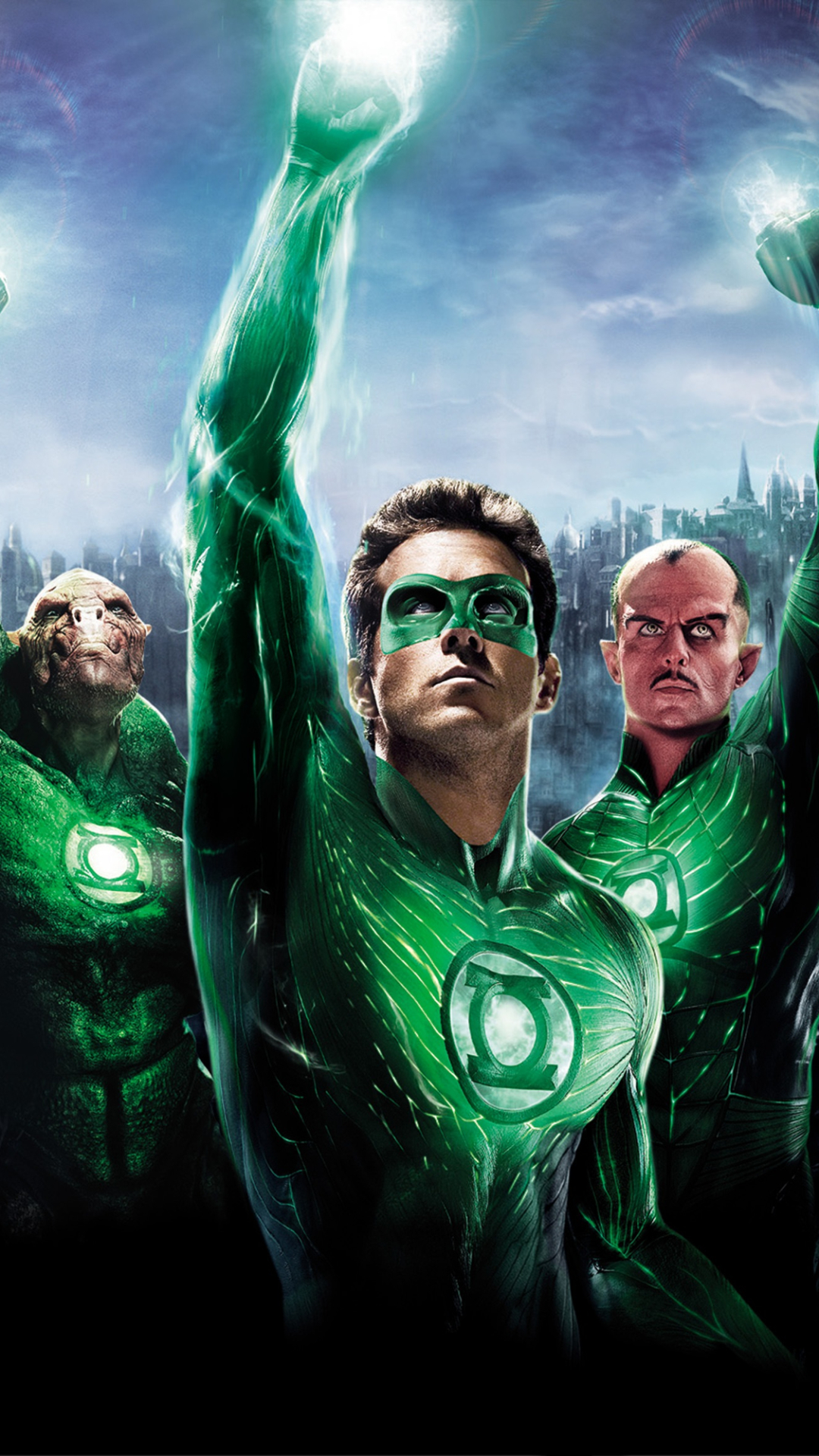 Download mobile wallpaper Green Lantern, Ryan Reynolds, Movie, Sinestro (Dc Comics), Kilowog (Dc Comics) for free.