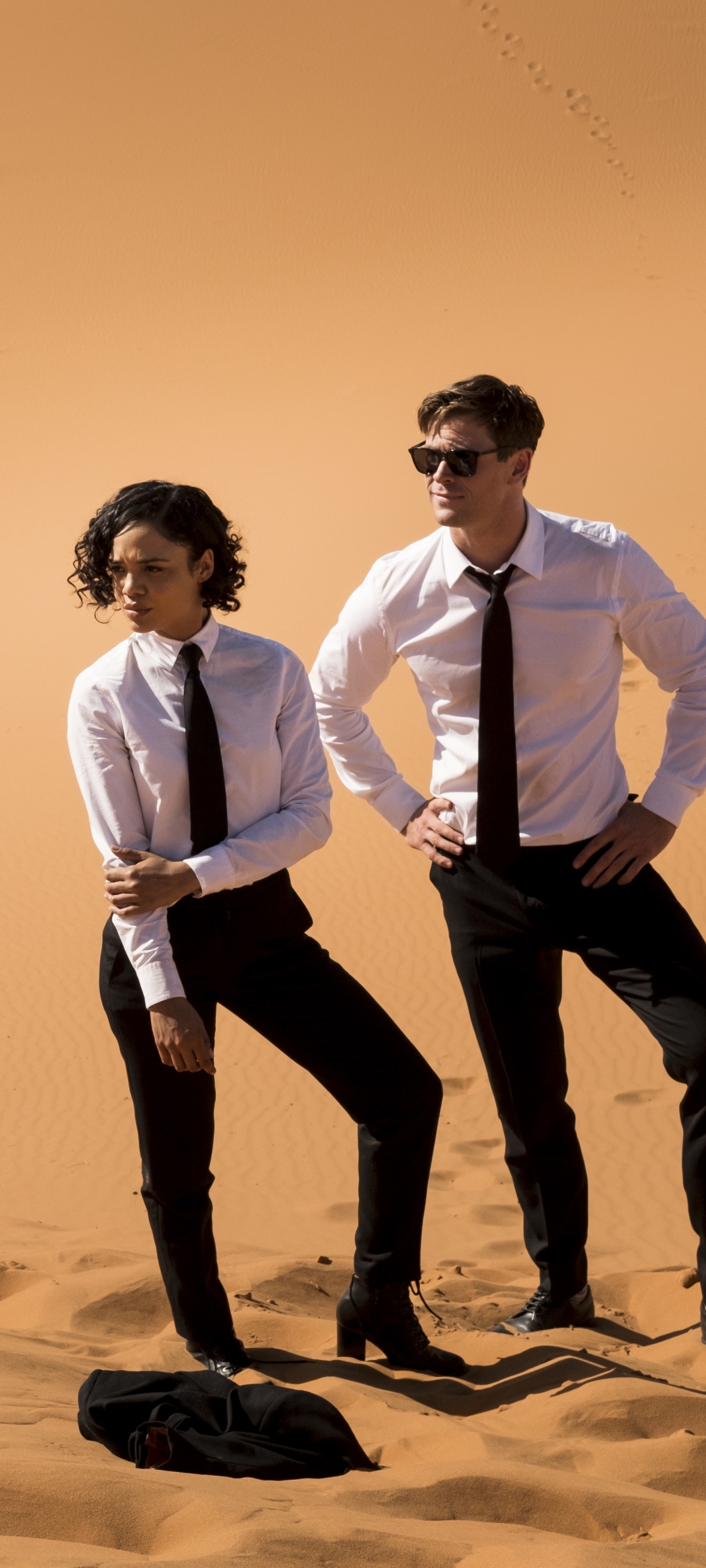 Téléchargez des papiers peints mobile Film, Chris Hemsworth, Tessa Thompson, Men In Black: International gratuitement.