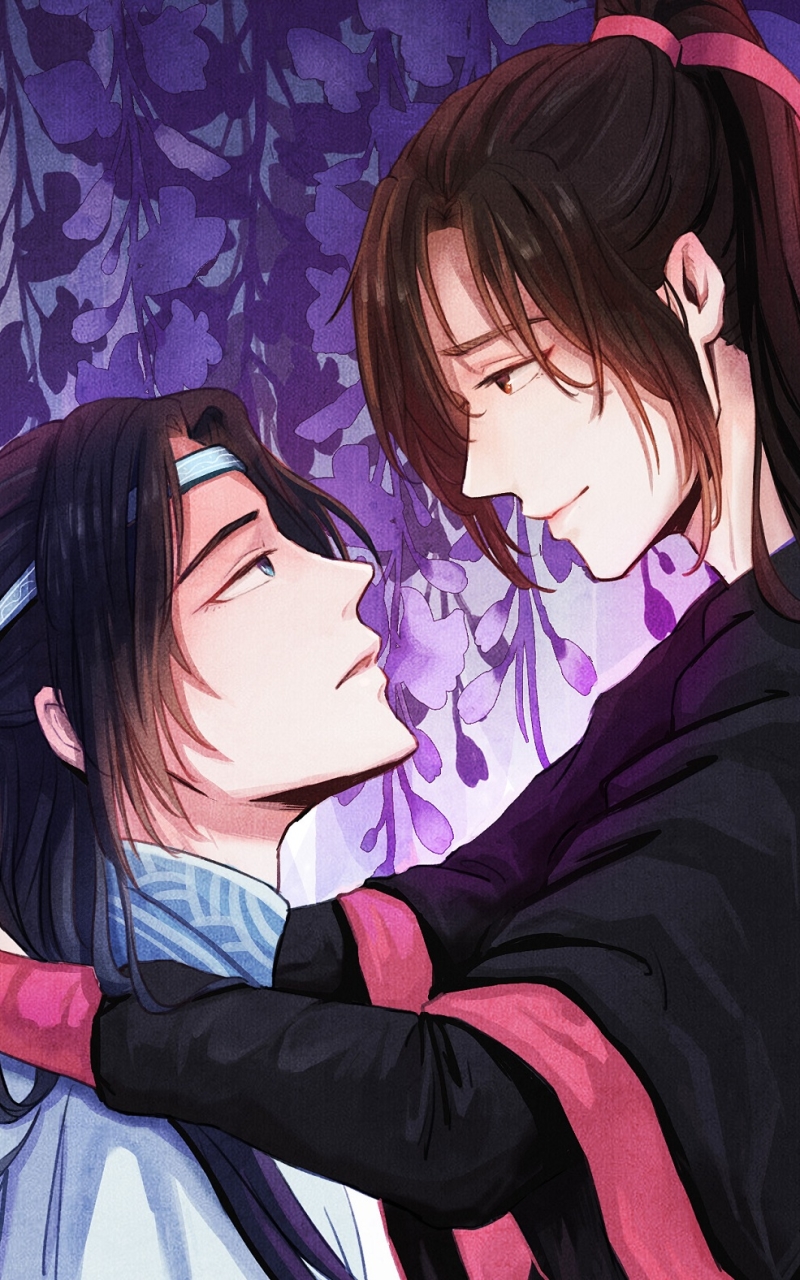 Handy-Wallpaper Animes, Lanzhan, Wei Yin, Lan Wangji, Wei Wuxian, Mo Dao Zu Shi kostenlos herunterladen.