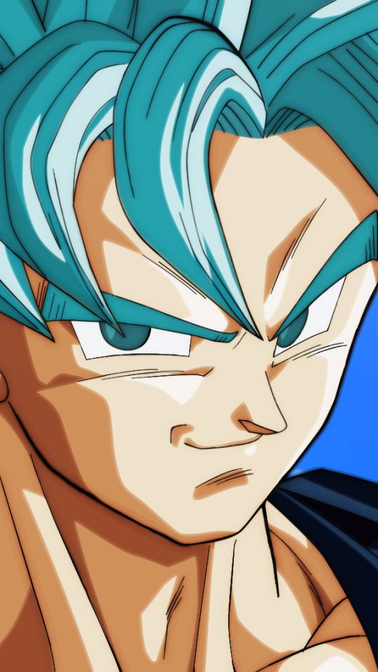 Handy-Wallpaper Dragon Ball, Animes, Son Goku, Dragonball Super, Super Saiyajin Blau kostenlos herunterladen.