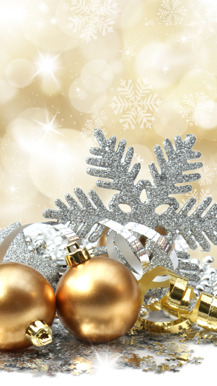 Download mobile wallpaper Christmas, Holiday, Snowflake, Christmas Ornaments for free.