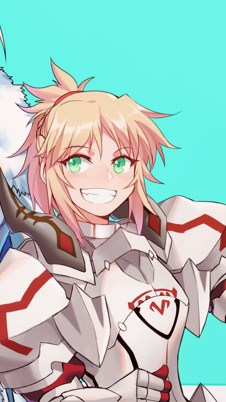 Descarga gratuita de fondo de pantalla para móvil de Animado, Fate/apocrypha, Mordred (Destino/apócrifos), Sable De Rojo (Fate/apocrypha), Serie Del Destino.