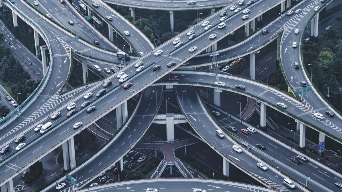 Fond d'écran HD: Route, Construction Humaine, Autoroute, Chine, Shangai ...