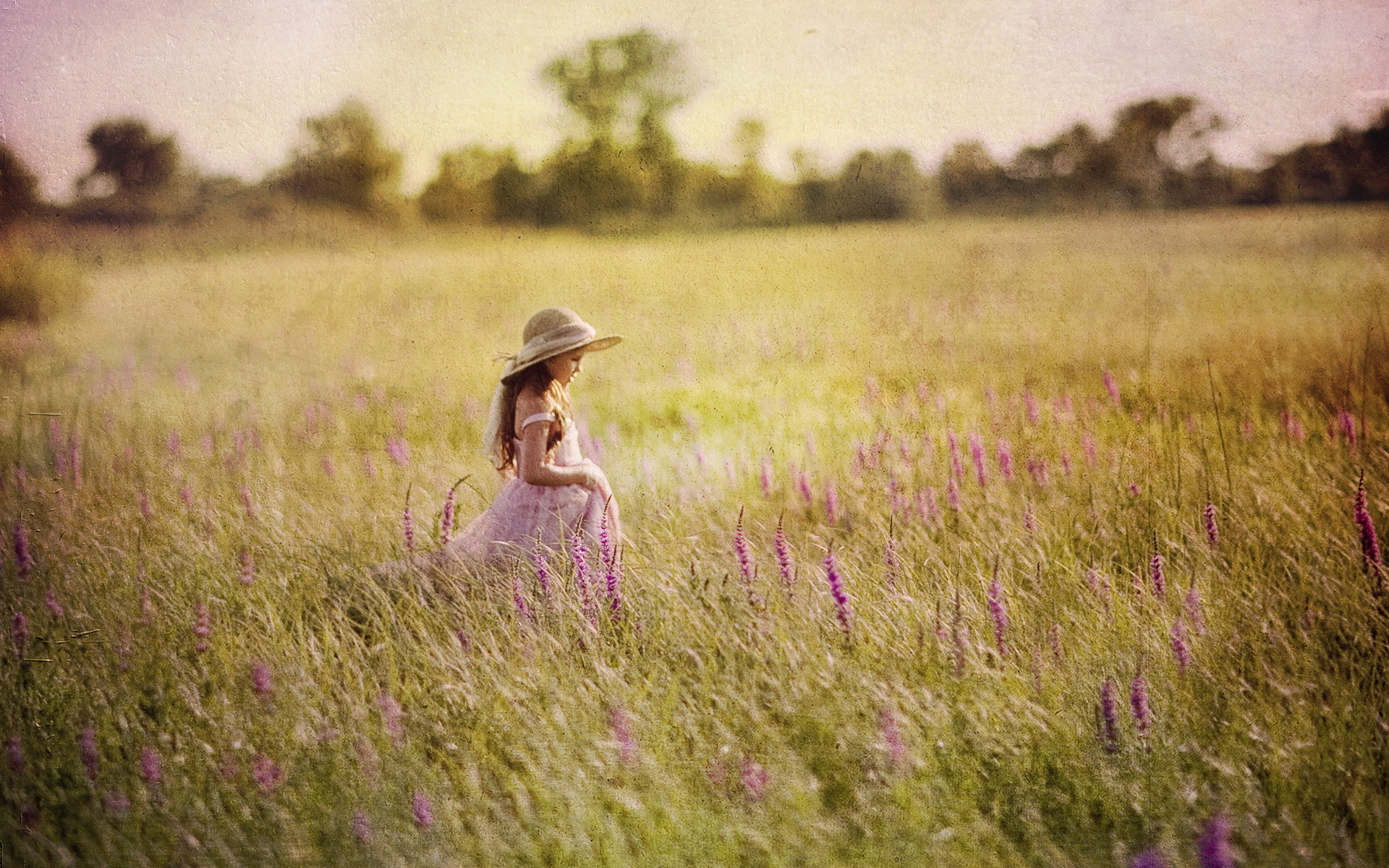 Download mobile wallpaper Summer, Field, Mood, Child, Photography for free.