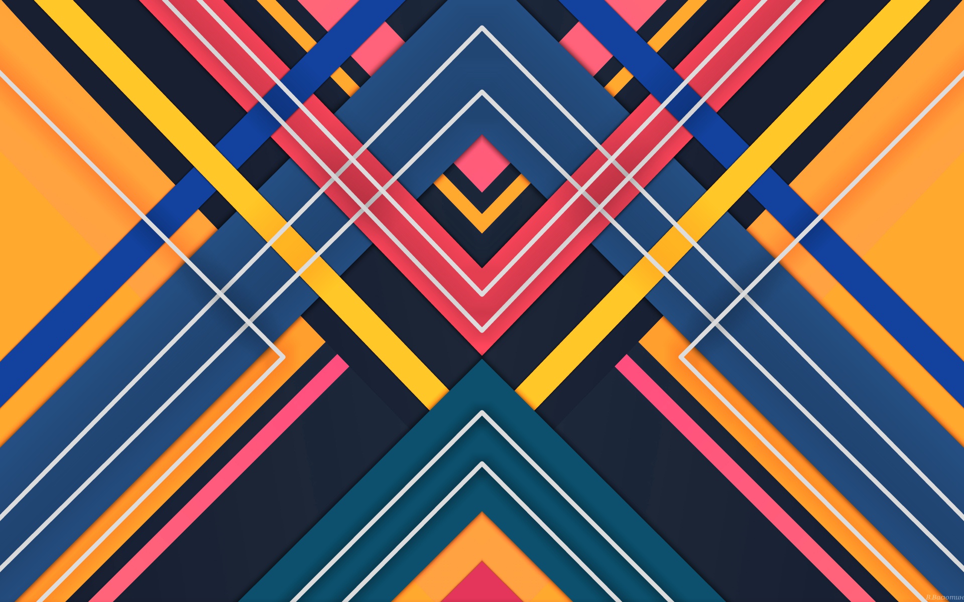 Free download wallpaper Abstract, Lines, Colors, Geometry on your PC desktop