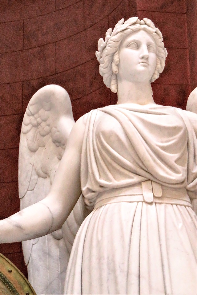 Handy-Wallpaper Engel, Statue, Griechisch, Menschengemacht, Engel Statue kostenlos herunterladen.
